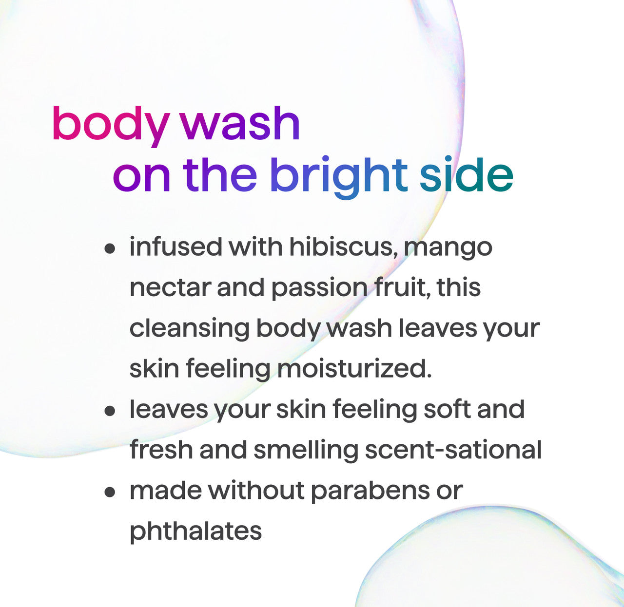 body wash - island mist. 3.4 fl oz