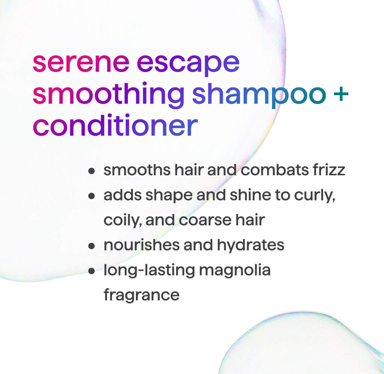 smoothing hair bundle - serene escape. 27.5 fl oz