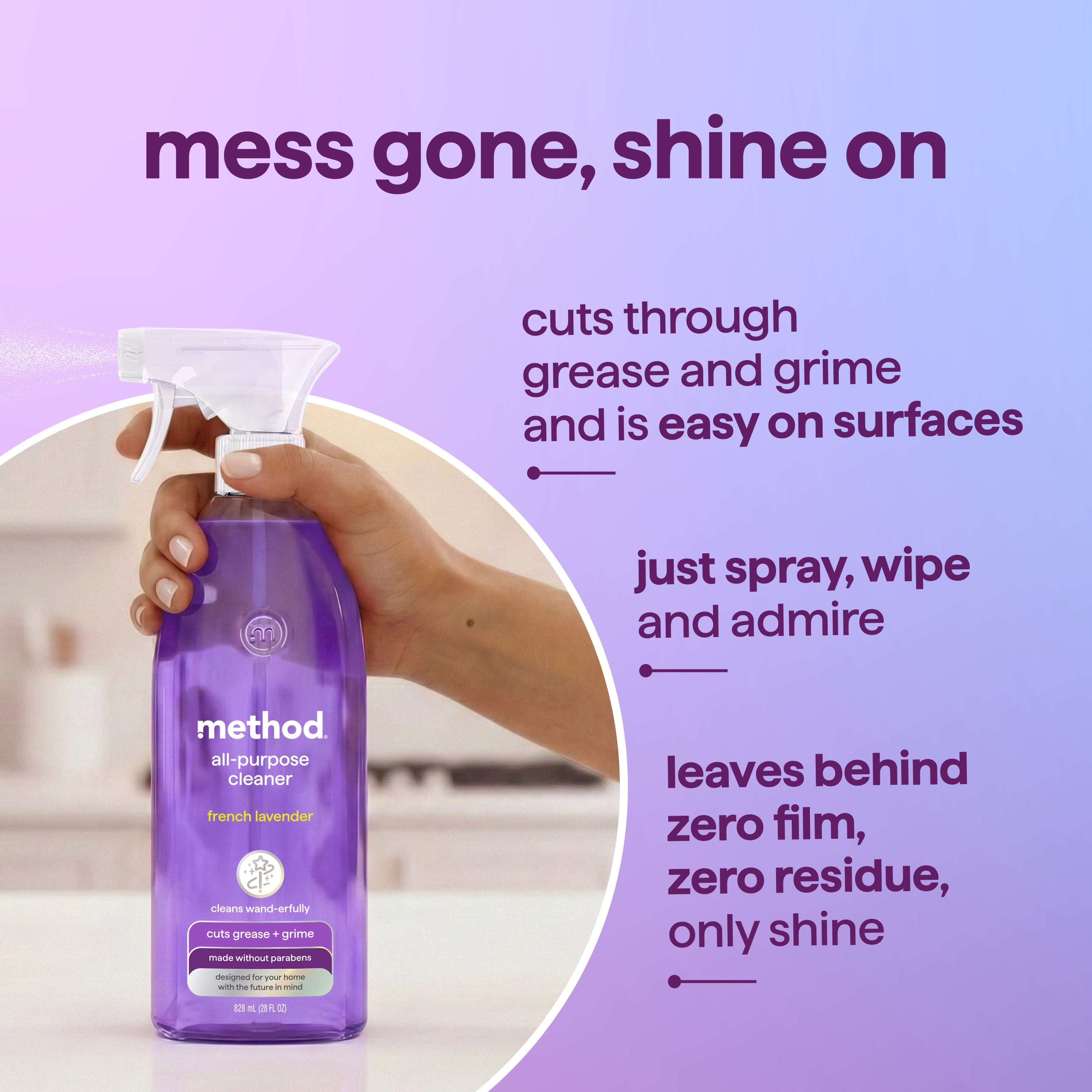 all-purpose cleaner - french lavender. 28 fl oz