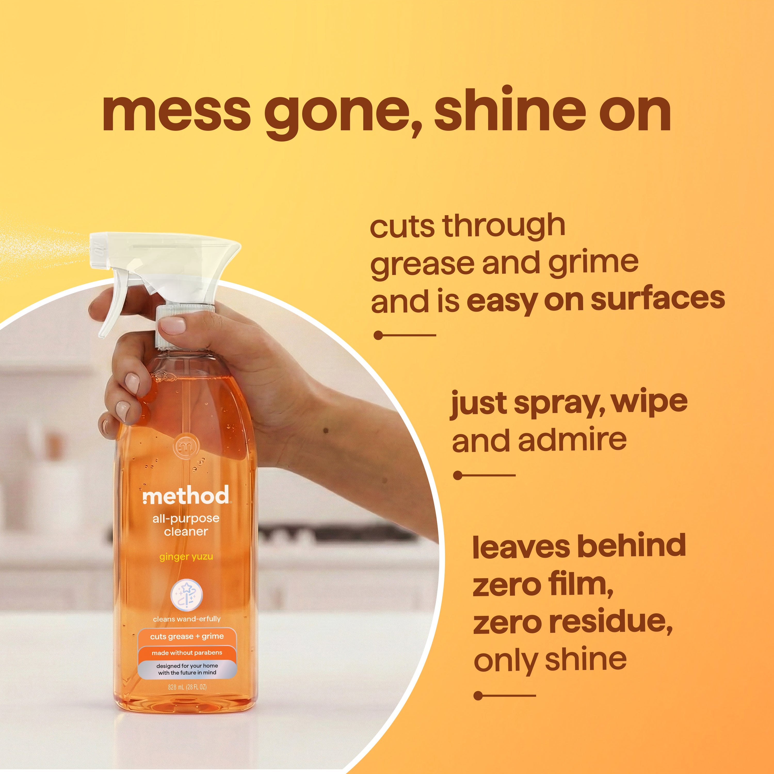 all-purpose cleaner - ginger yuzu. 28 fl oz