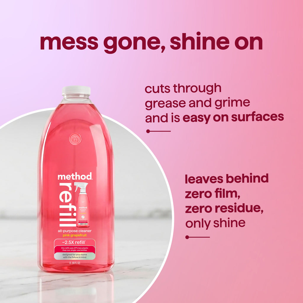 all-purpose cleaner refill - pink grapefruit. 68 fl oz