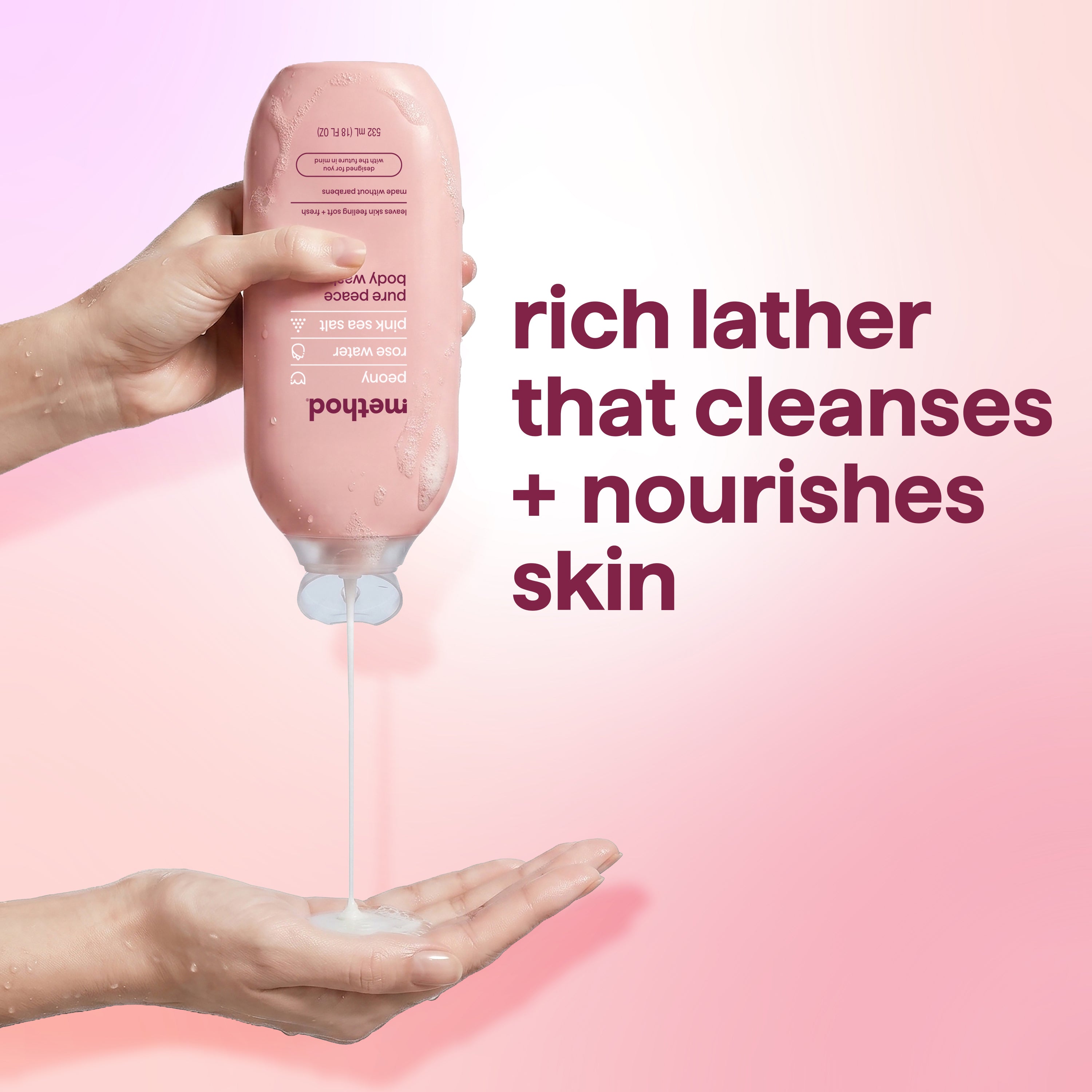 body wash - pure peace. 18 fl oz