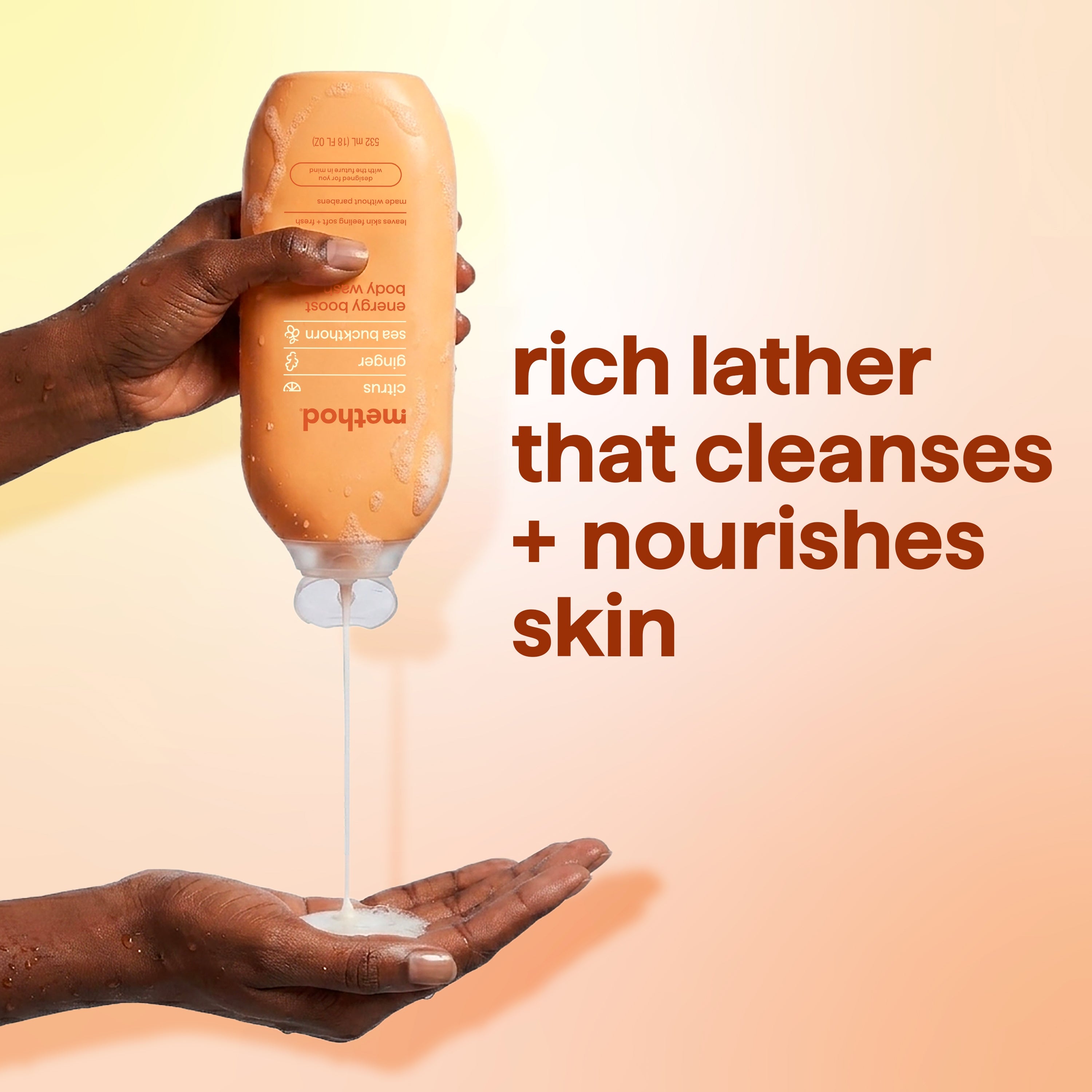 body wash - energy boost. 18 fl oz