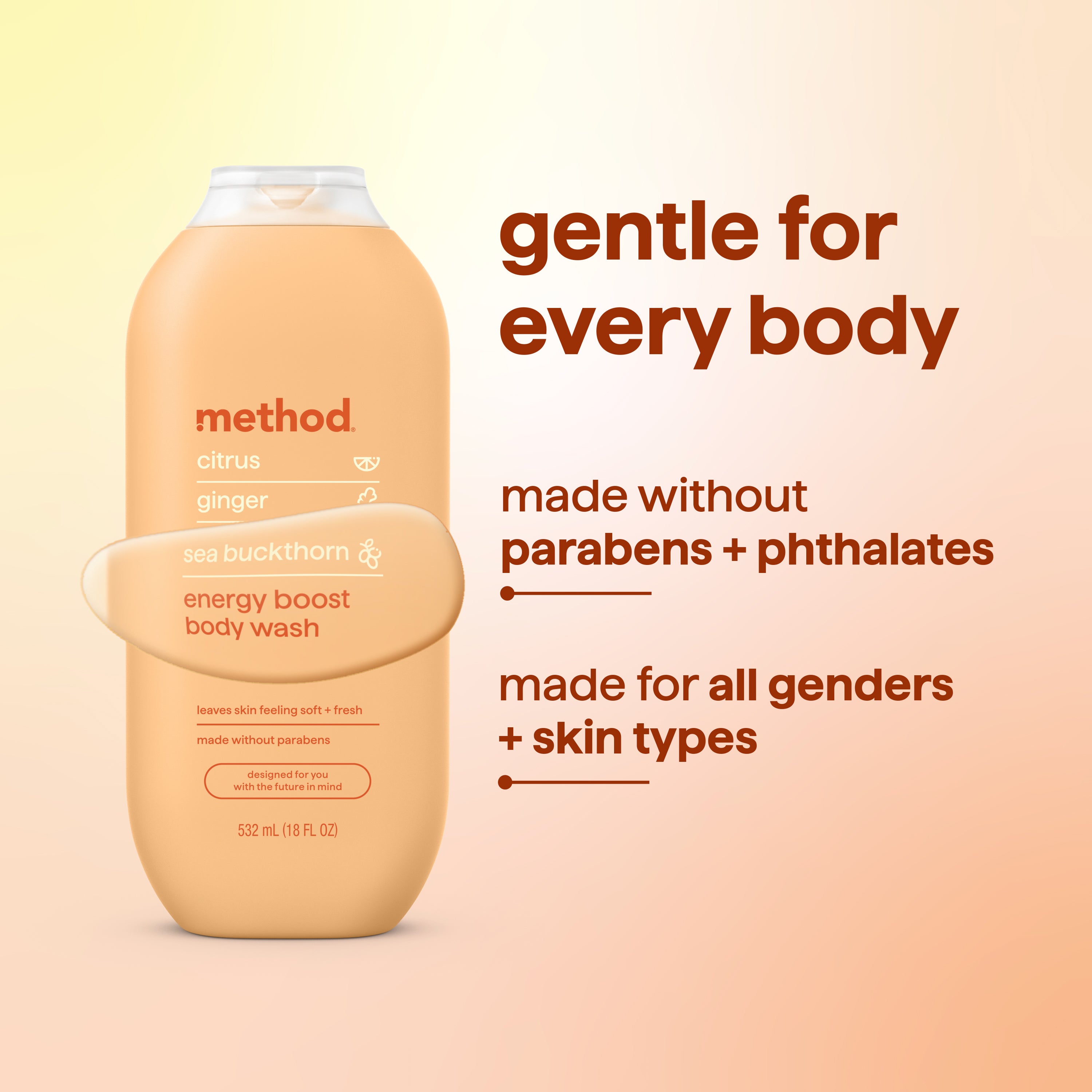 body wash - energy boost. 18 fl oz