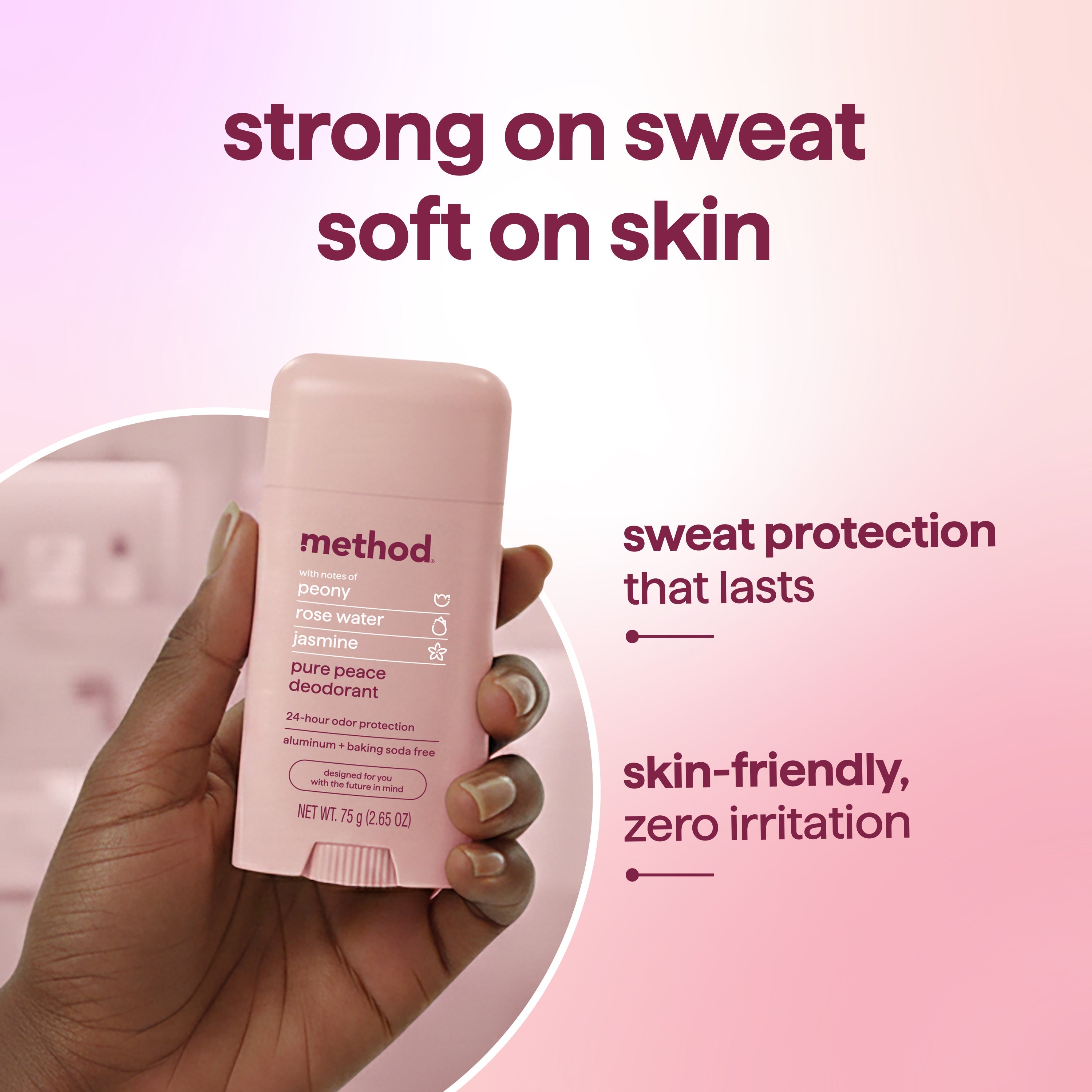 deodorant - pure peace. 2.65 oz