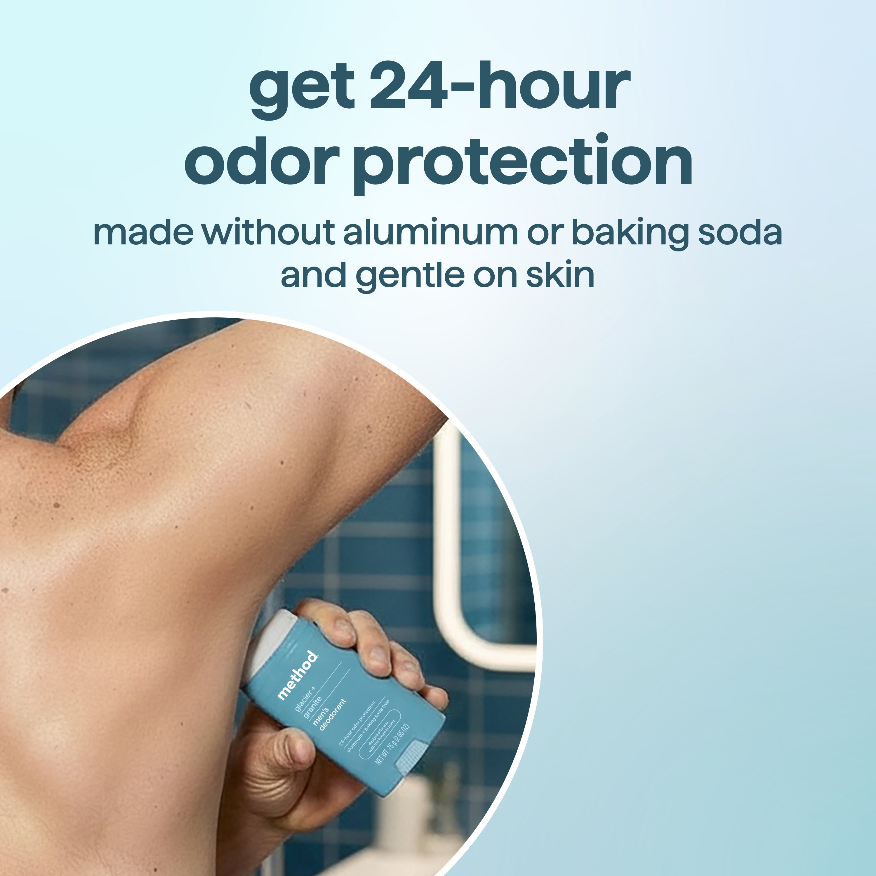 deodorant - glacier + granite. 2.65 oz