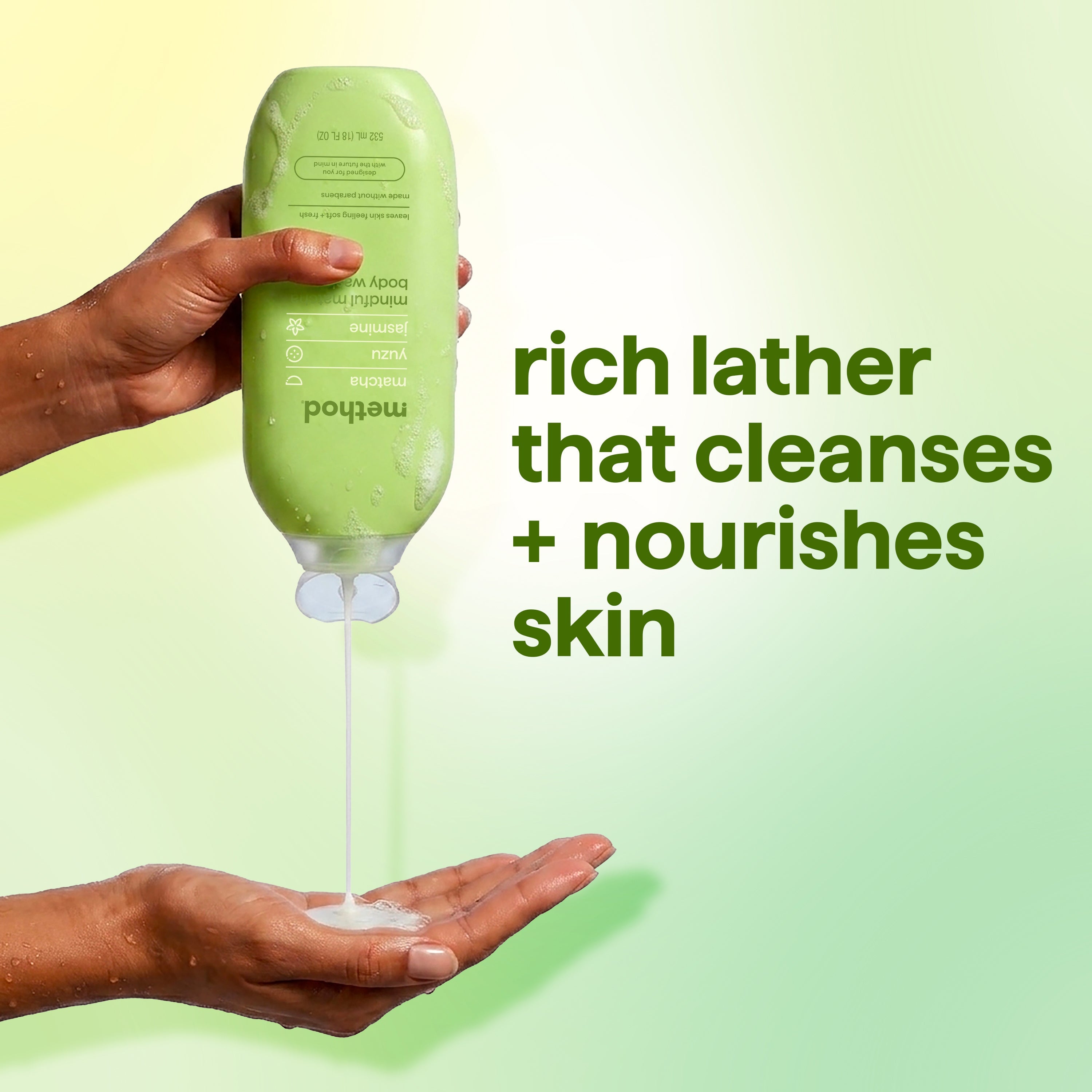 body wash - mindful matcha. 18 fl oz