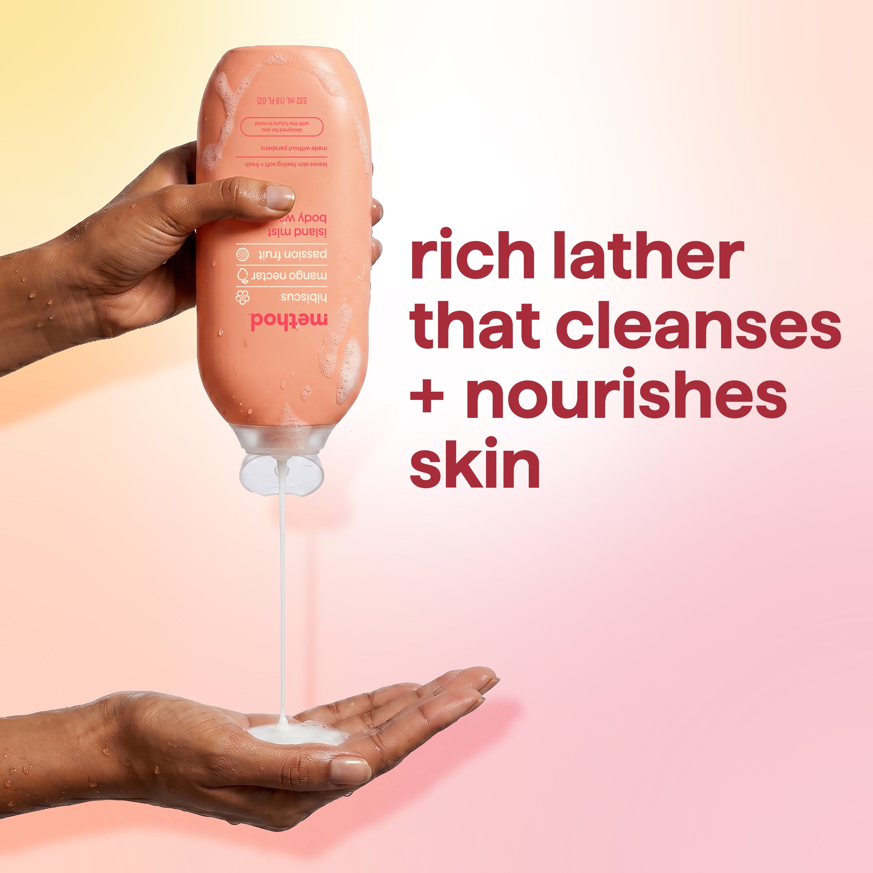 body wash - island mist. 18 fl oz