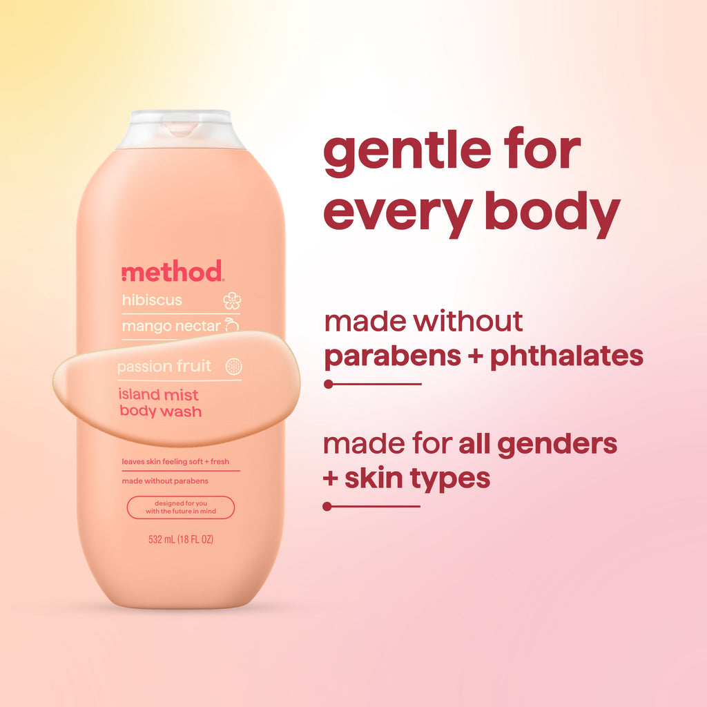 body wash - island mist. 18 fl oz
