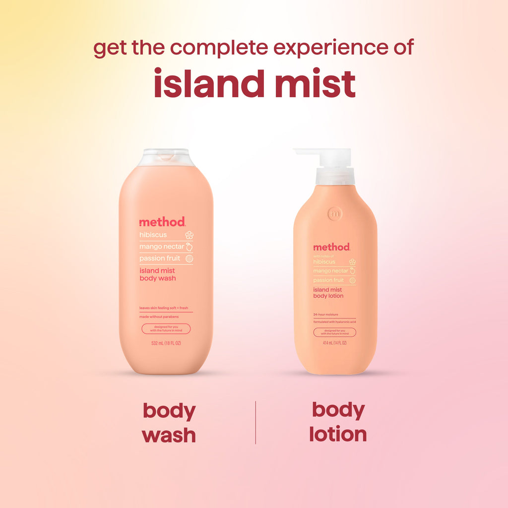 body wash - island mist. 18 fl oz