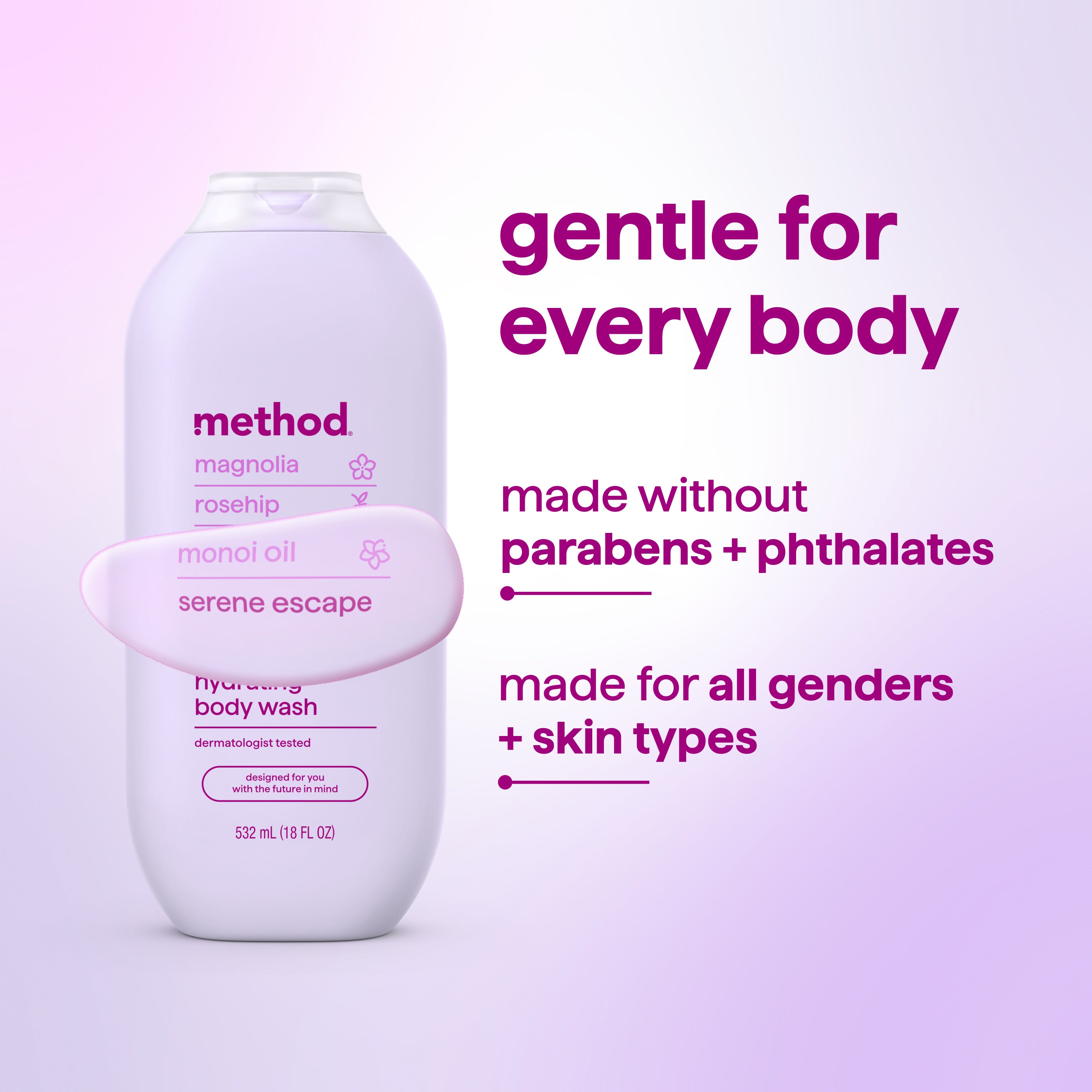 hydrating body wash - serene escape. 18 fl oz