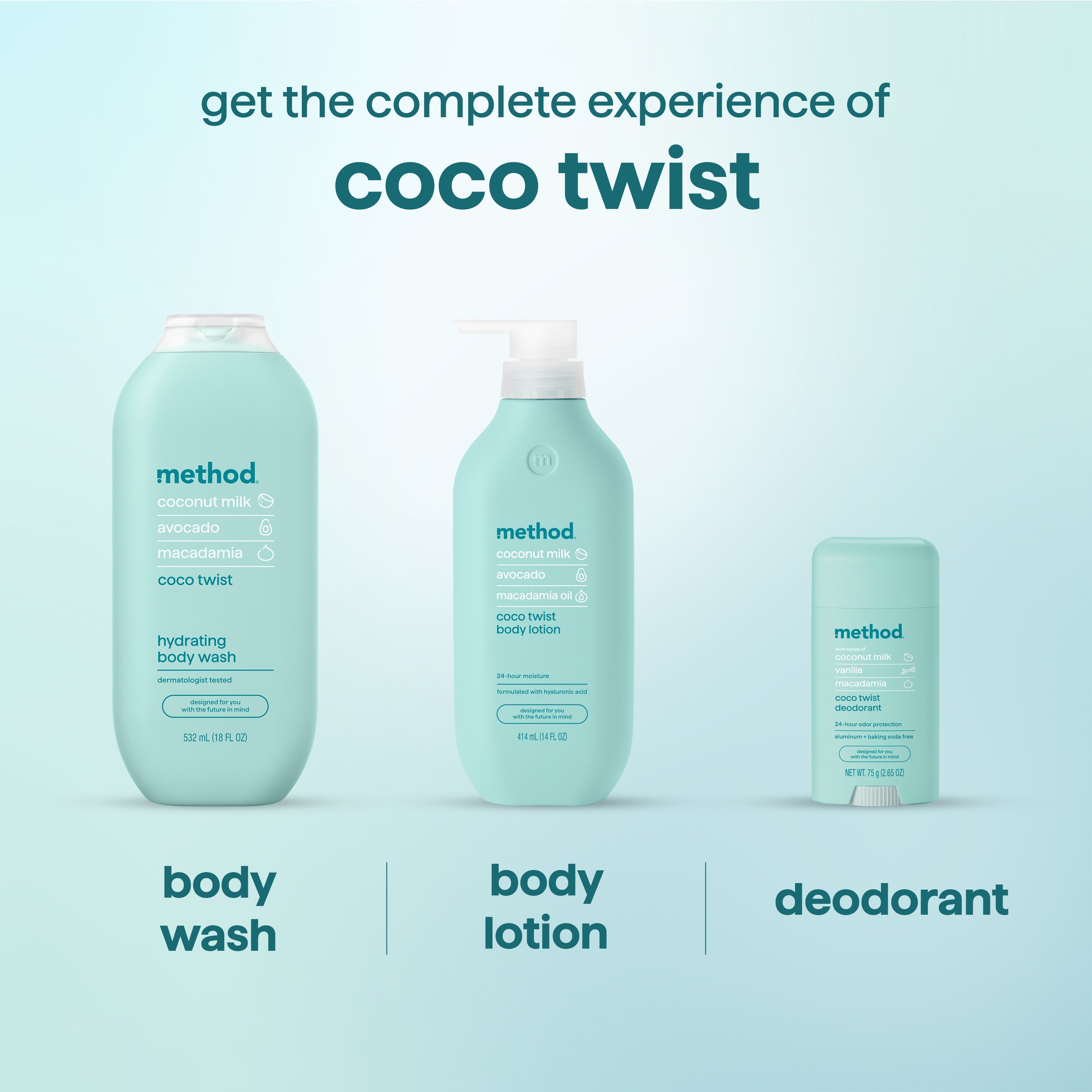 hydrating body wash - coco twist. 18 fl oz