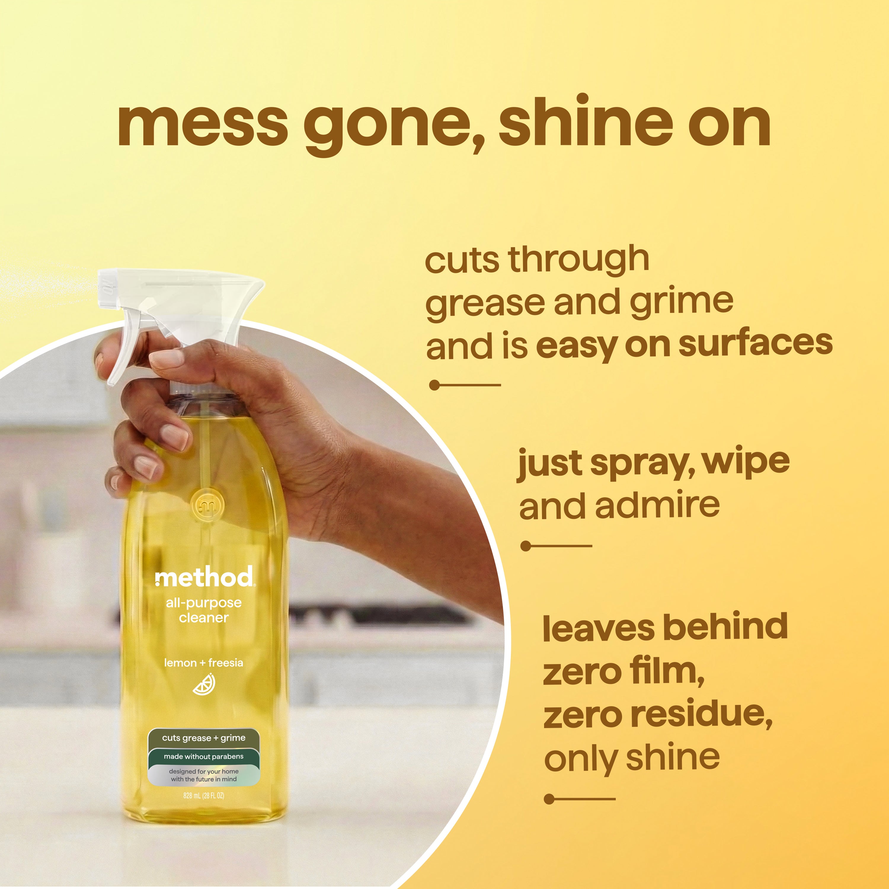 all-purpose cleaner - Lemon + Freesia. 28 fl oz