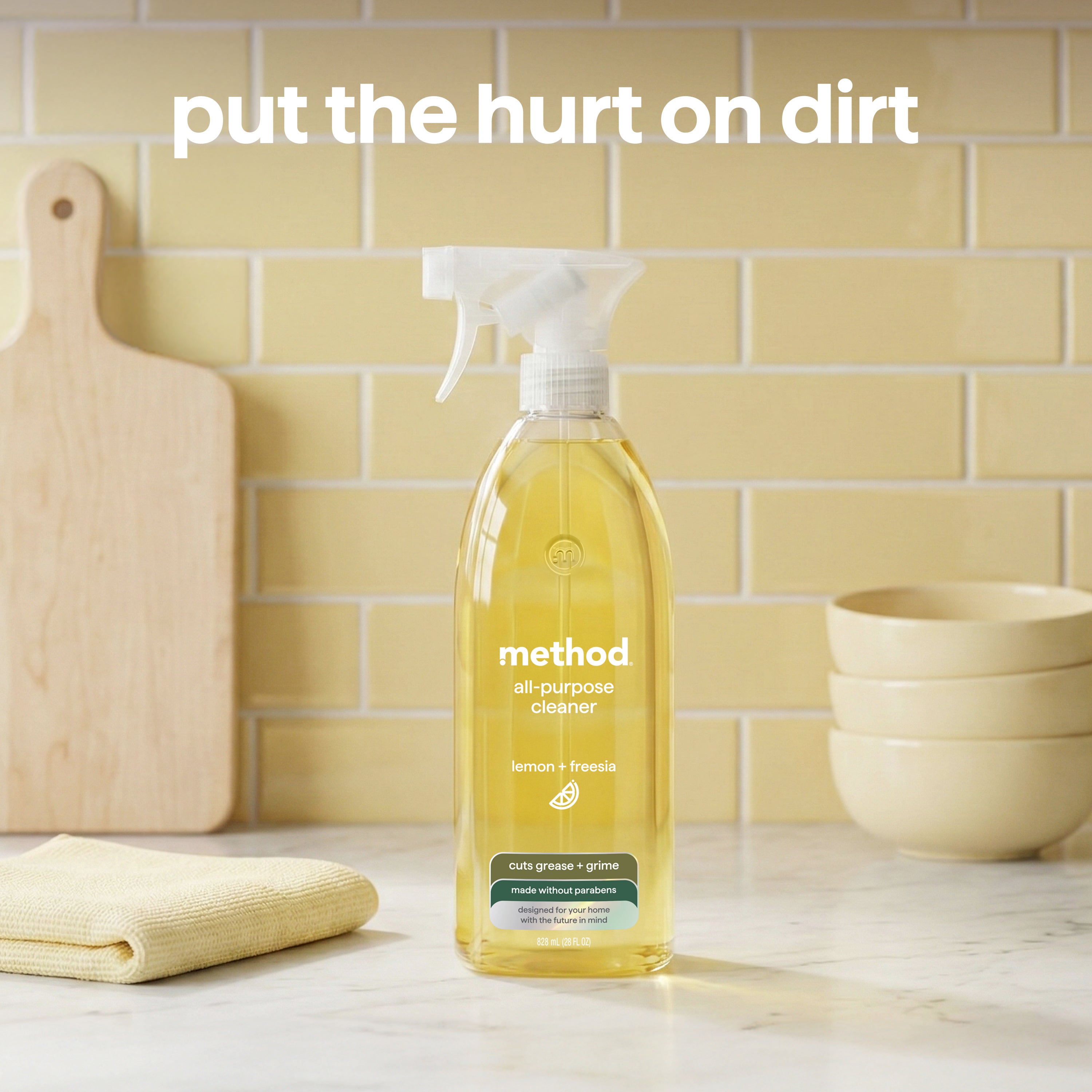all-purpose cleaner - Lemon + Freesia. 28 fl oz