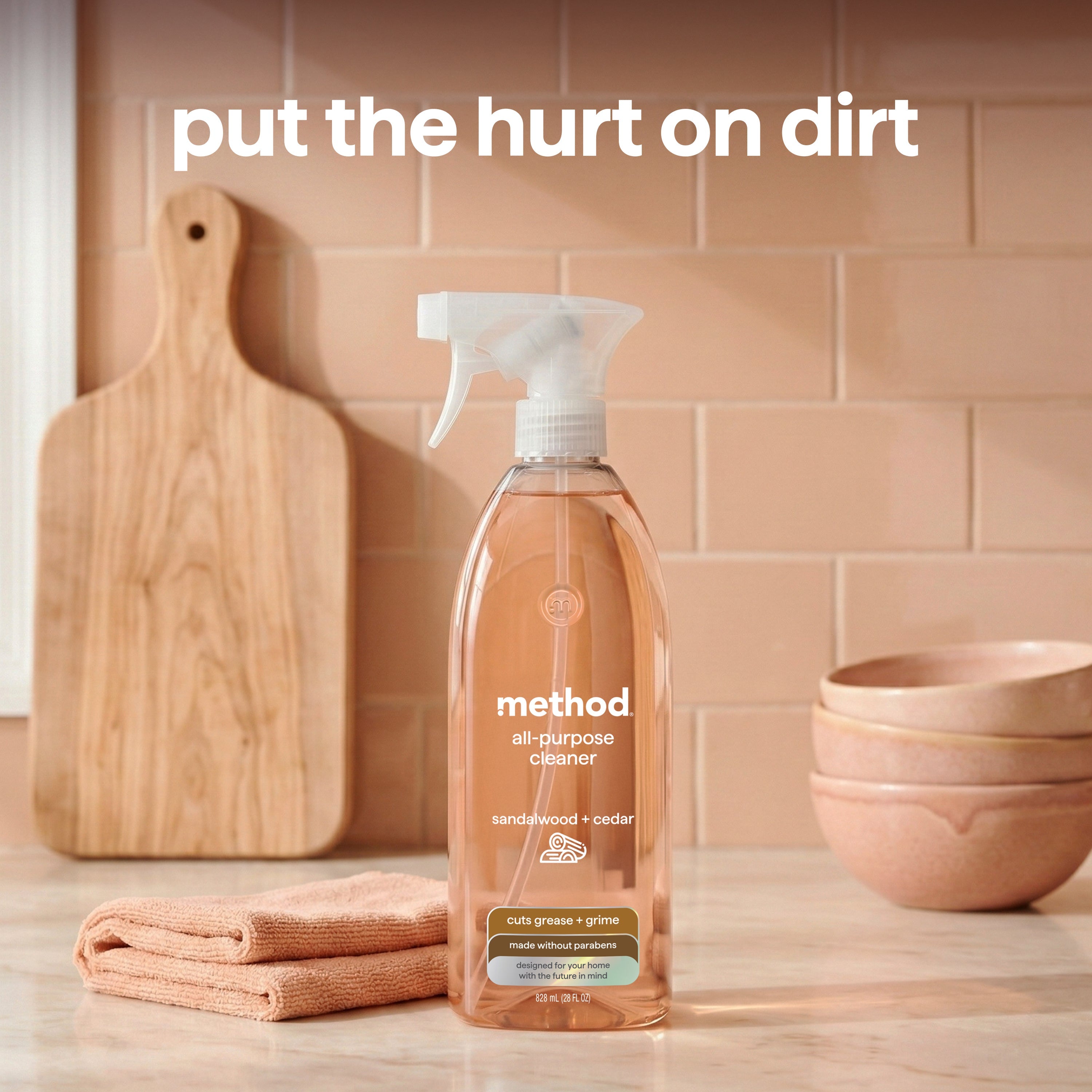 all-purpose cleaner - Sandalwood + Cedar. 28 fl oz
