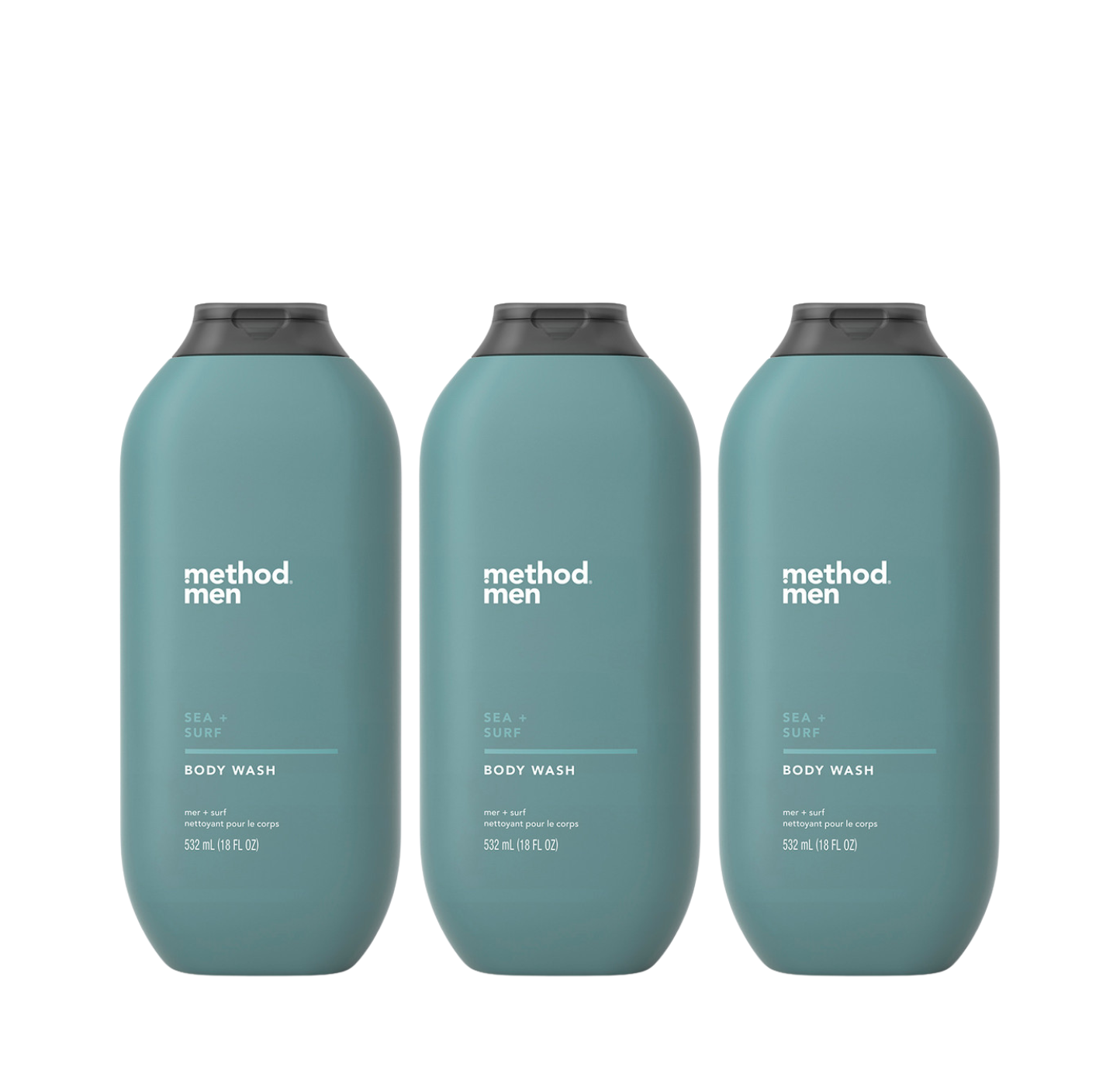 sea + surf body wash 3-count bundle. 54 fl oz