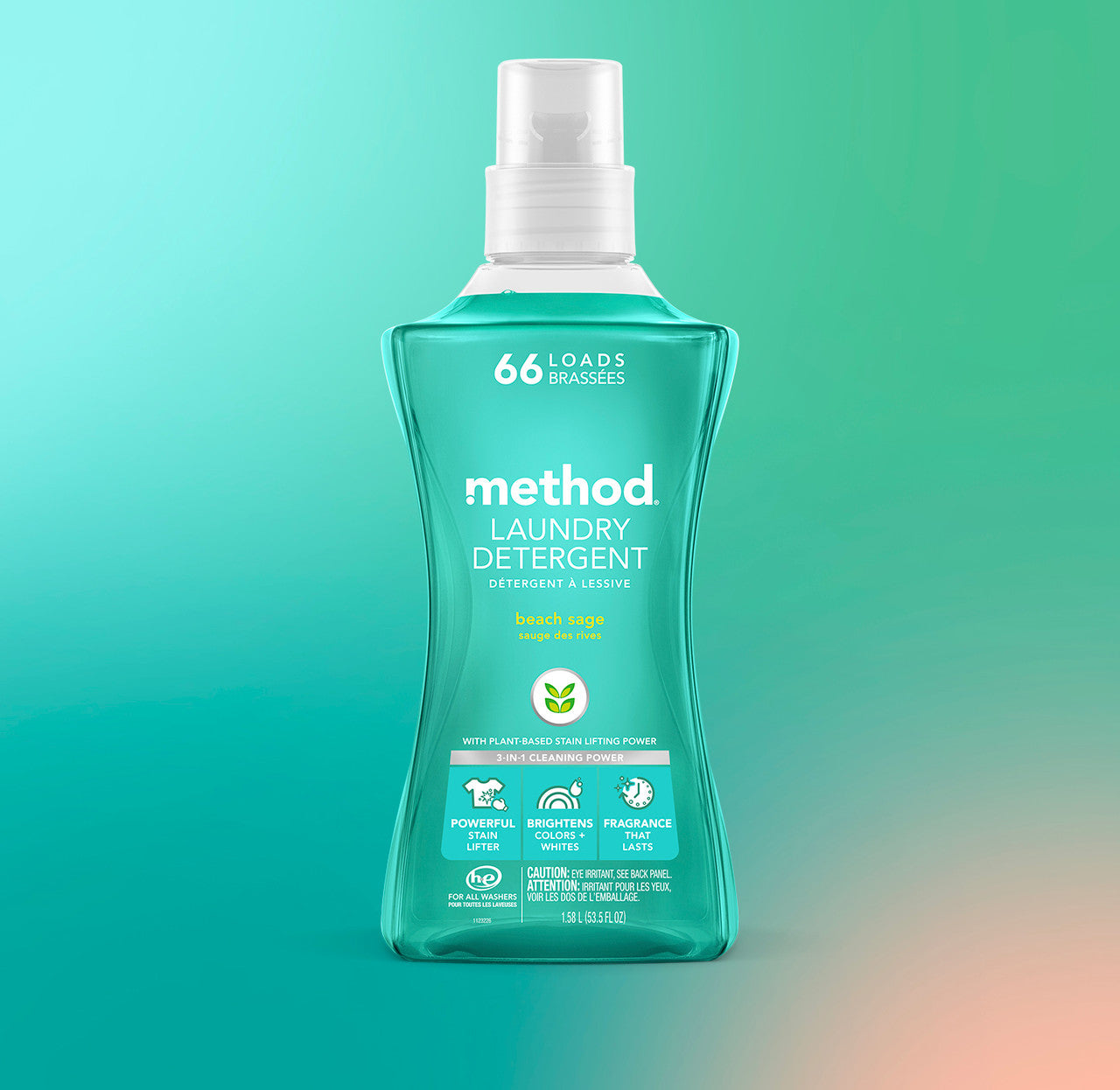 laundry detergent - beach sage. 53.5 fl oz