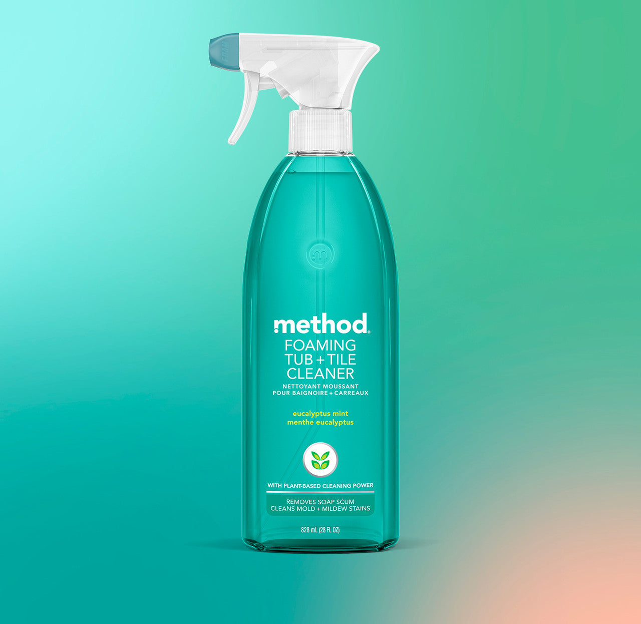 foaming tub + tile cleaner - eucalyptus mint. 28 fl oz