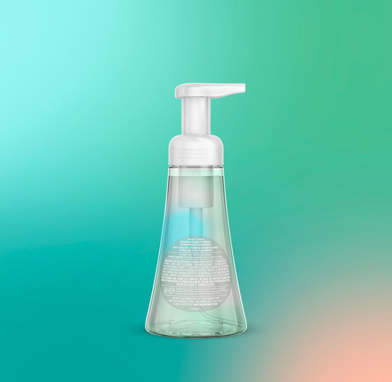 foaming hand wash - coconut water. 10 fl oz
