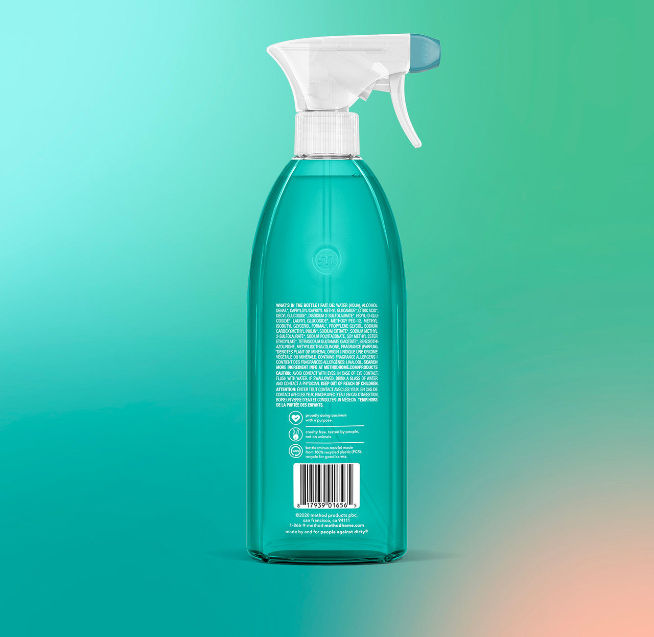 foaming tub + tile cleaner - eucalyptus mint. 28 fl oz