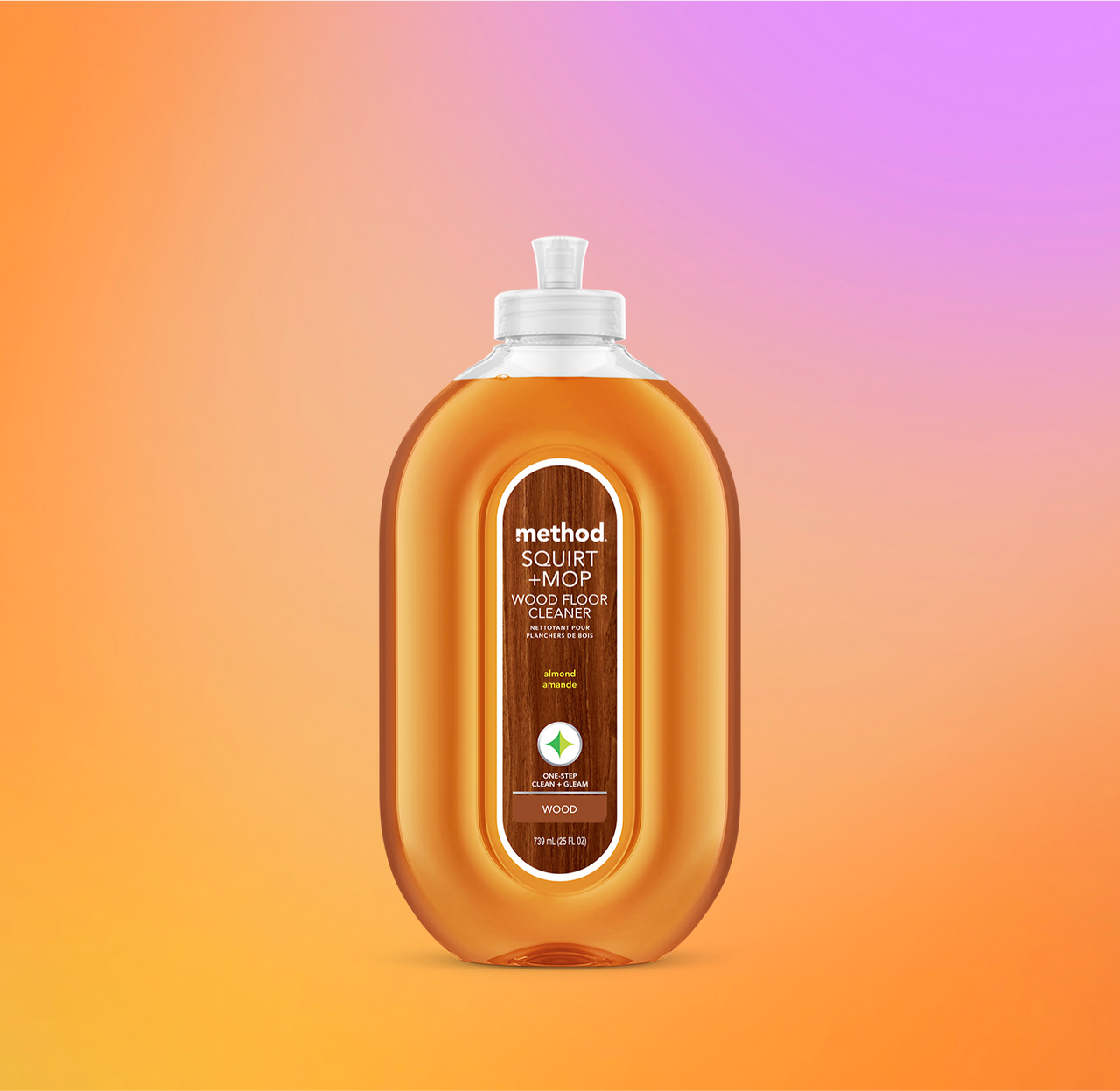 squirt + mop hardwood floor cleaner - almond. 25 fl oz