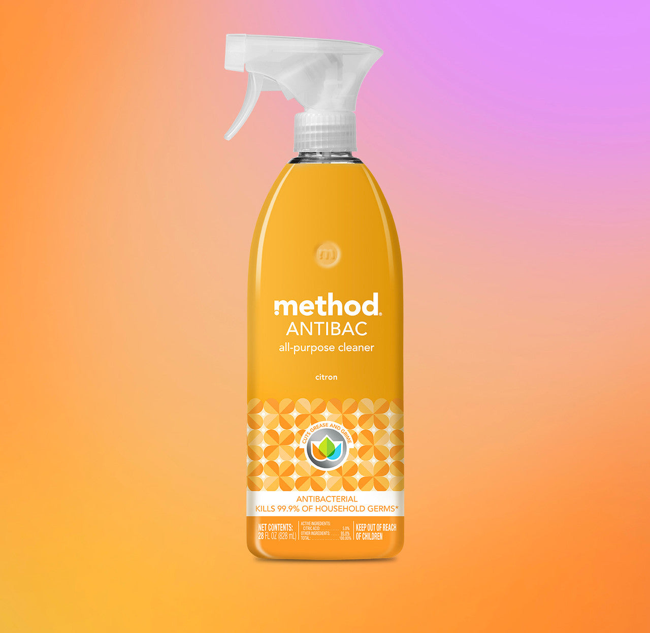 antibacterial all-purpose cleaner - citron. 28 fl oz