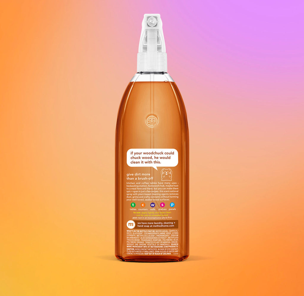 daily wood cleaner - almond. 28 fl oz