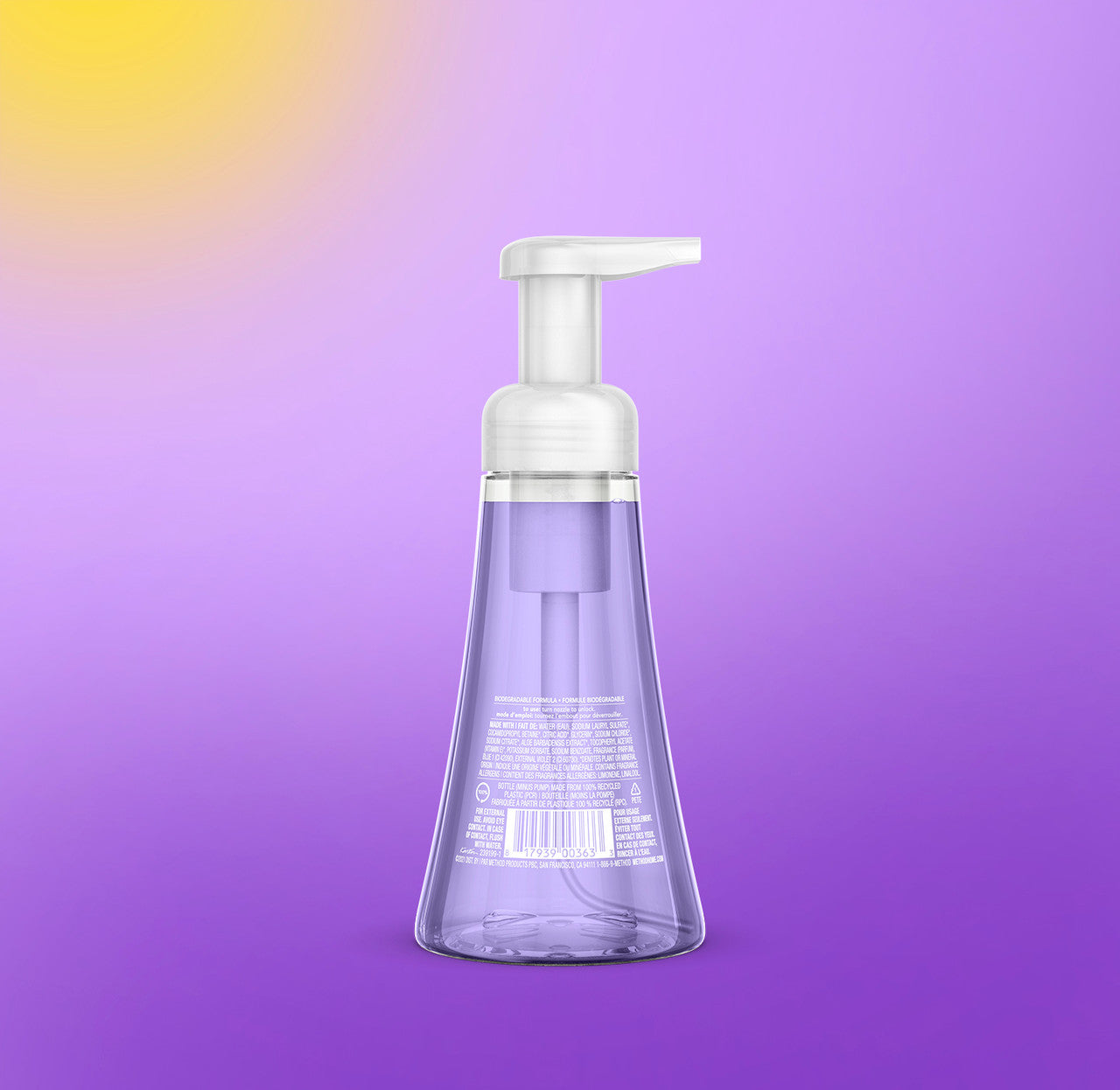 foaming hand wash - french lavender. 10 fl oz