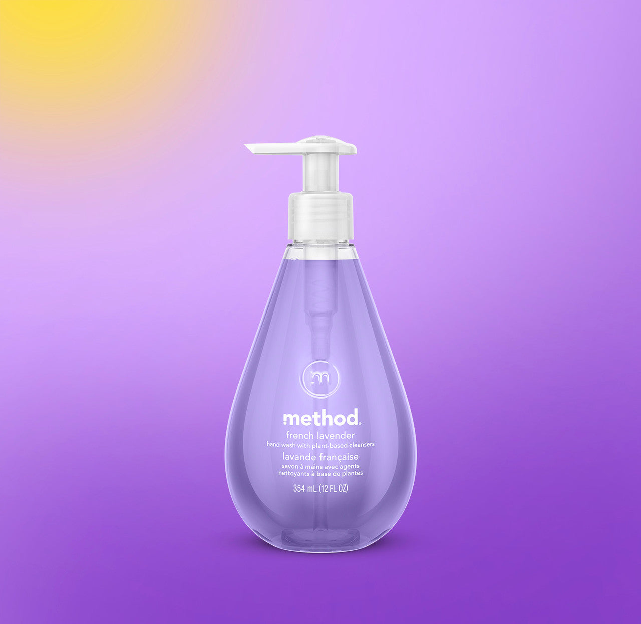 gel hand wash - french lavender. 12 fl oz