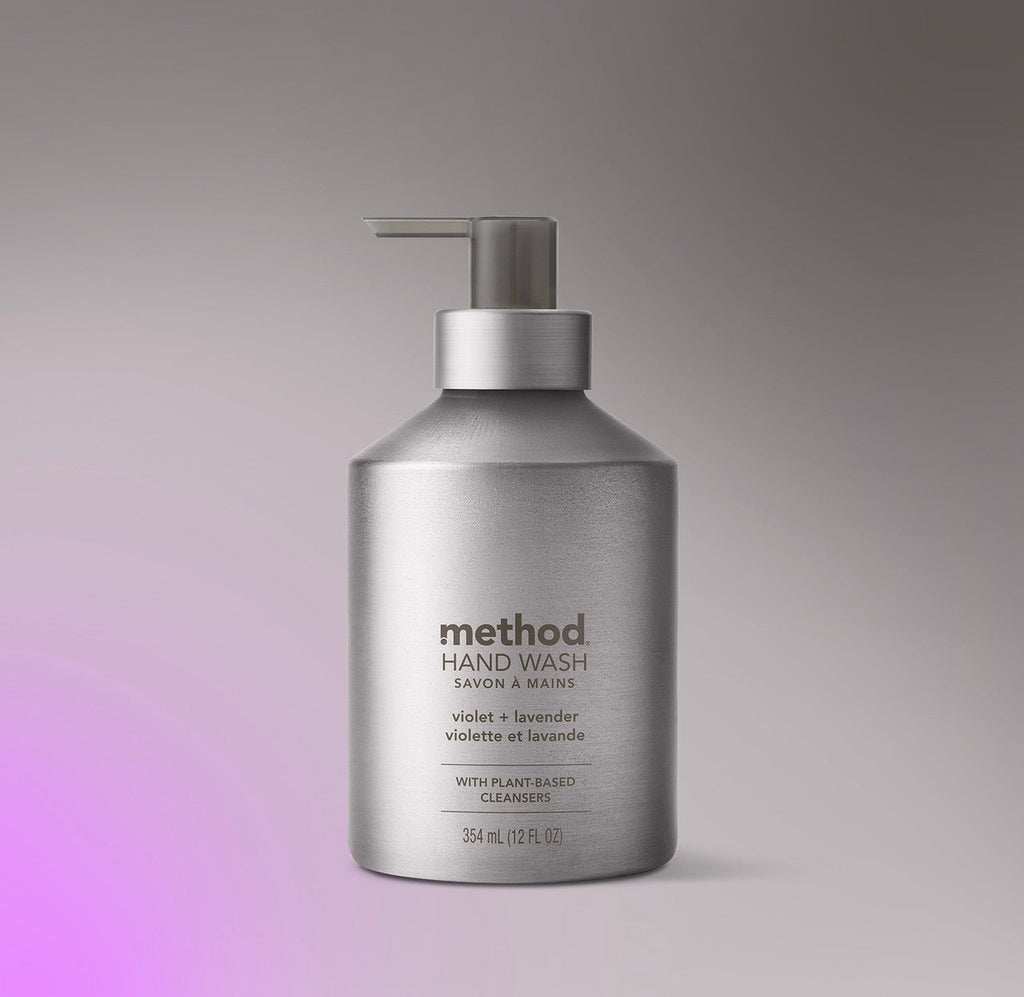 gel hand wash - violet + lavender. 12 fl oz