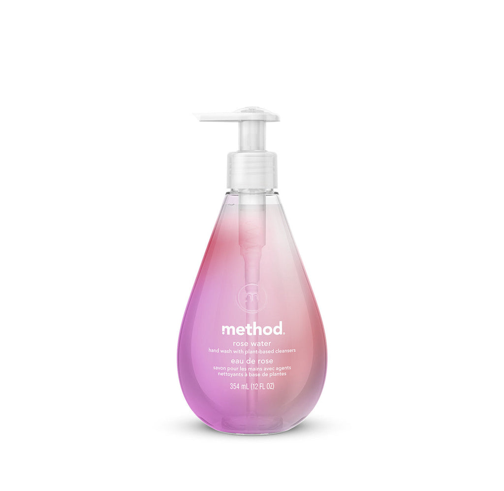 gel hand wash - rose water. 12 fl oz