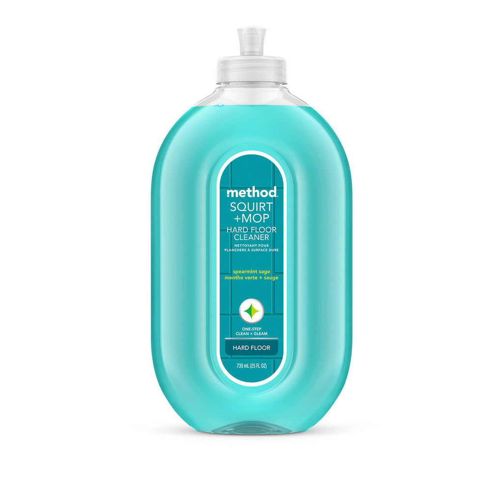 squirt + mop hard floor cleaner - spearmint sage. 25 fl oz