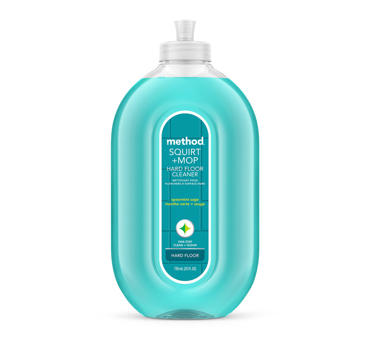 squirt + mop hard floor cleaner - spearmint sage. 25 fl oz