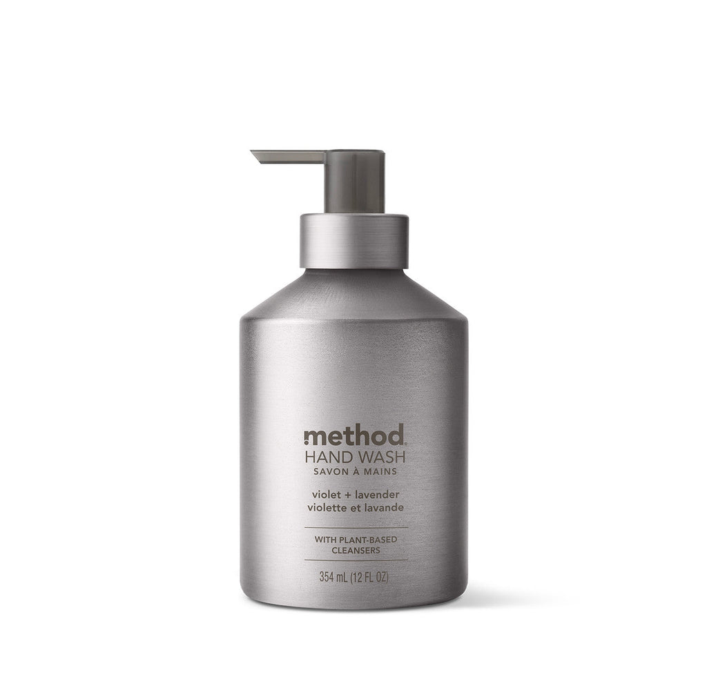 gel hand wash - violet + lavender. 12 fl oz