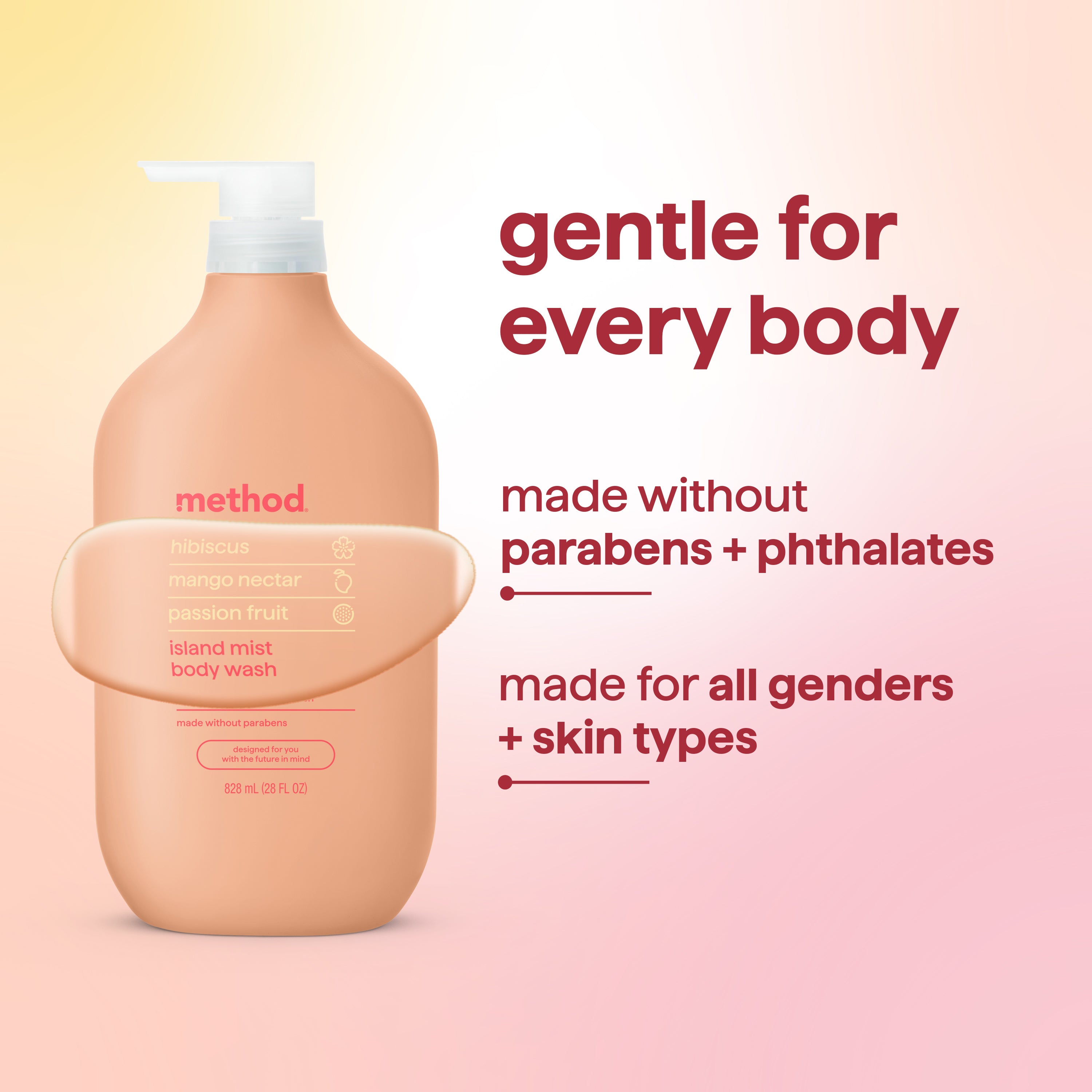 body wash - island mist. 28 fl oz
