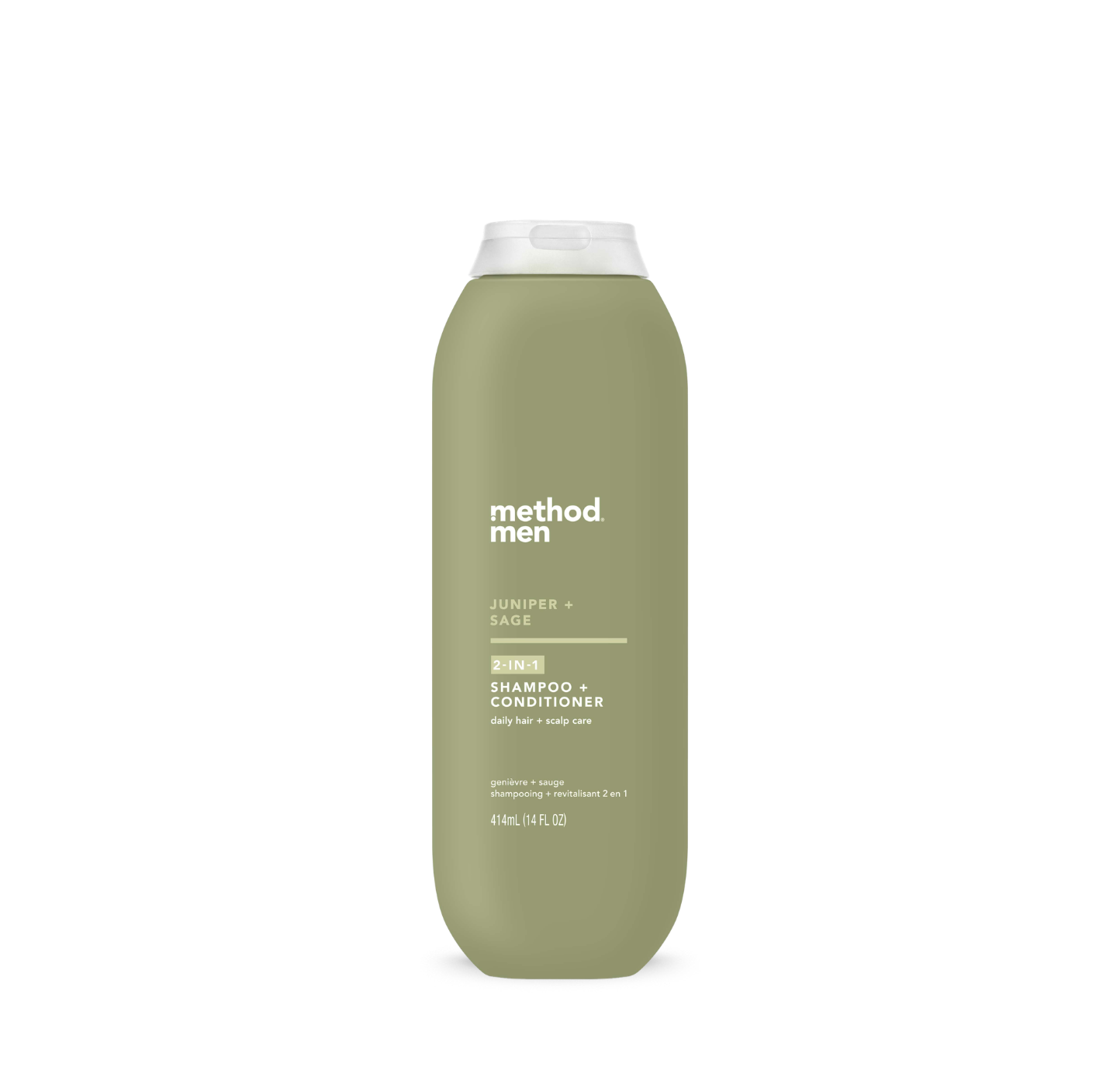 men 2-in-1 shampoo + conditioner - juniper + sage. 14 fl oz