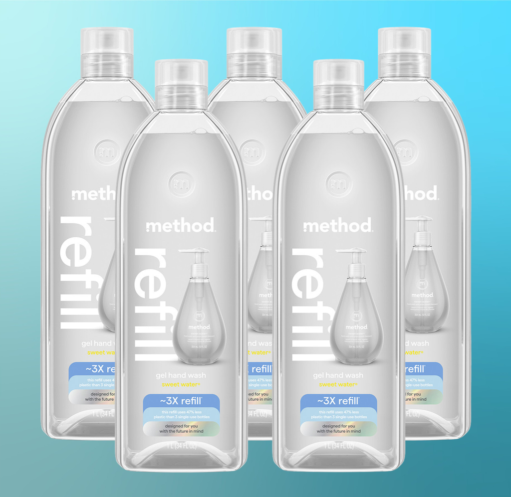 sweet water gel hand wash refill 5-count bundle. 170 fl oz