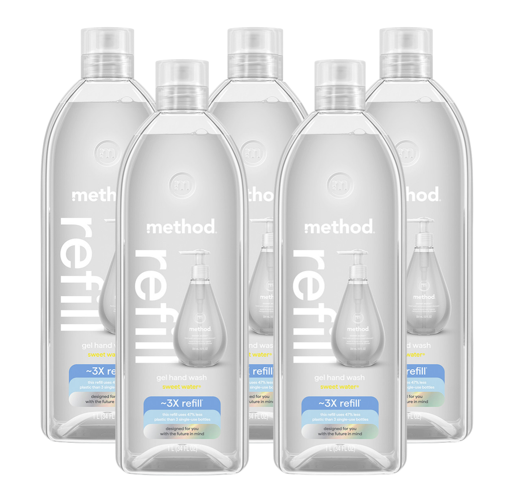 sweet water gel hand wash refill 5-count bundle. 170 fl oz