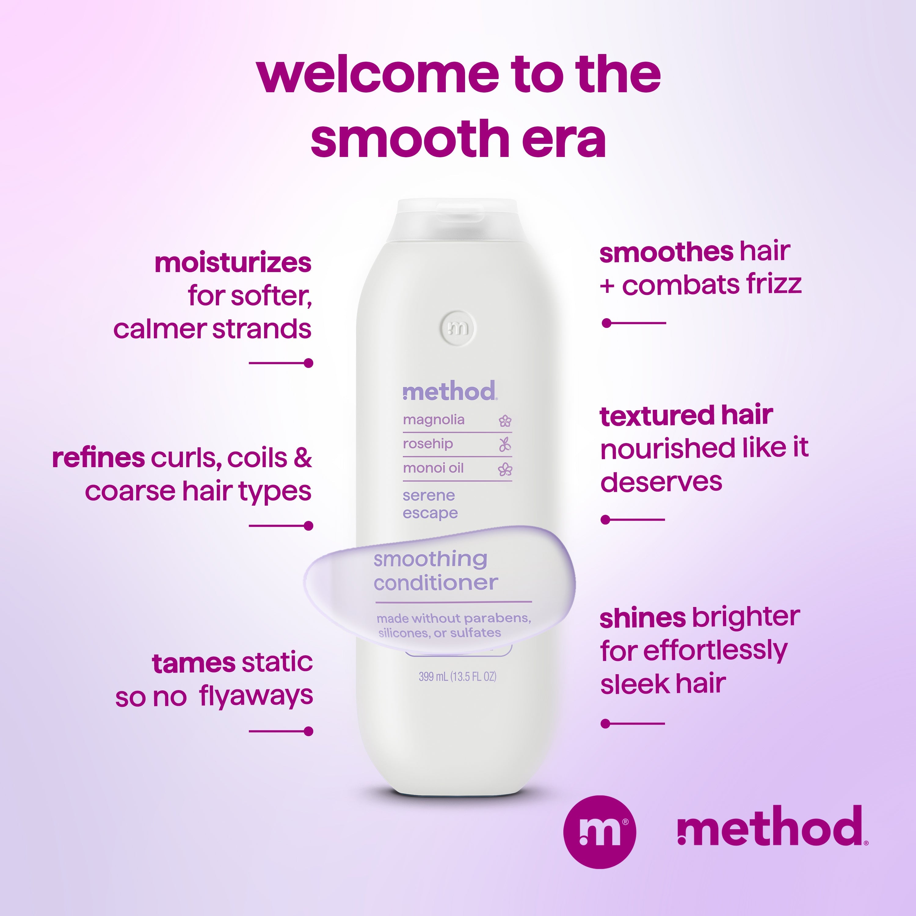 smoothing conditioner - serene escape. 13.5 fl oz