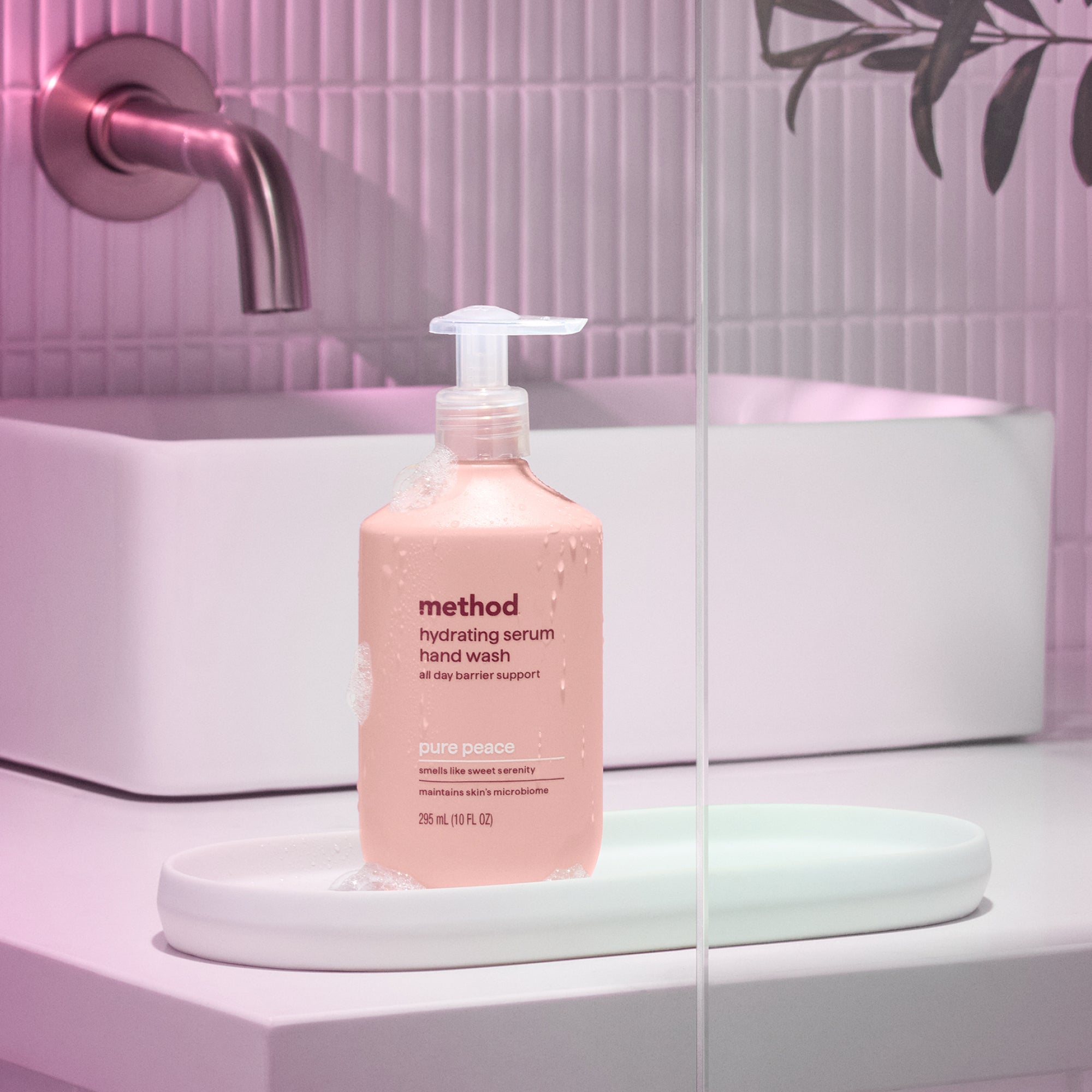 hydrating serum hand wash - pure peace. 10 oz