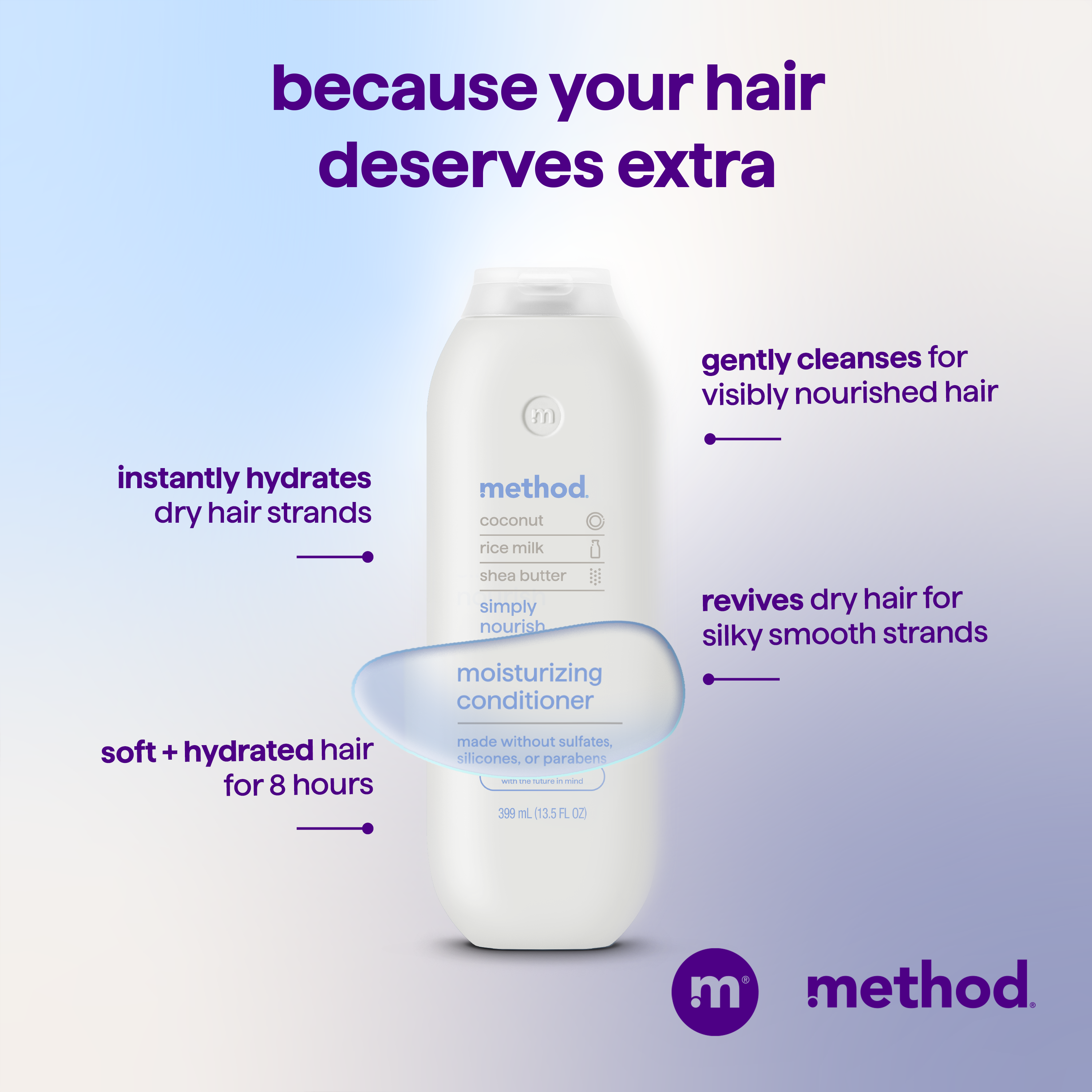 moisturizing conditioner - simply nourish. 13.5 fl oz