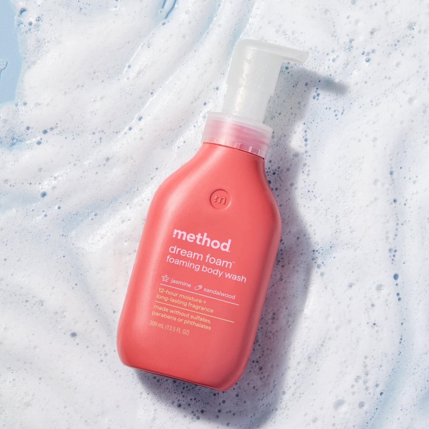 dream foam | foaming body wash - jasmine + sandalwood. 13.5 fl oz