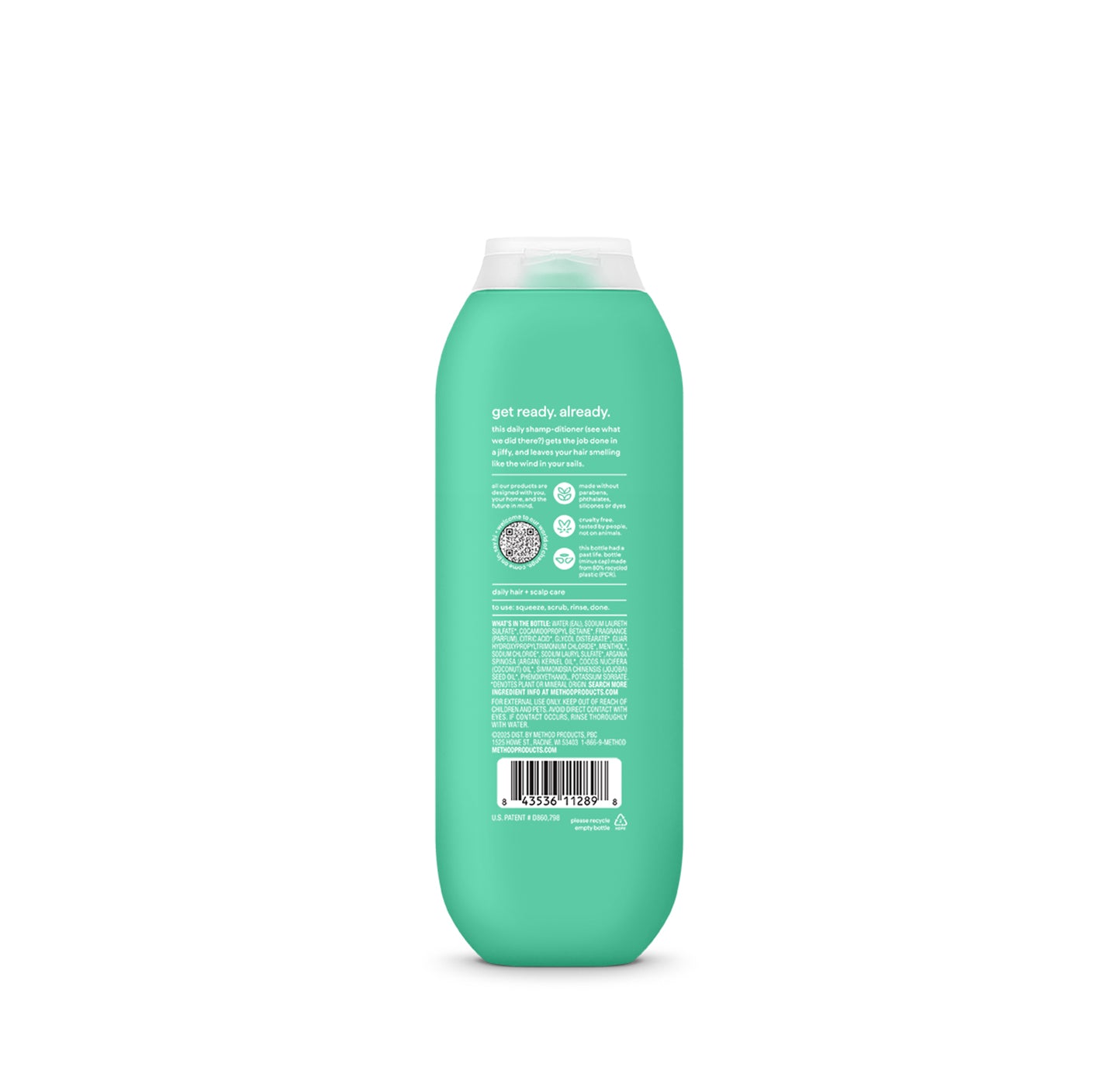 men 2-in-1 shampoo + conditioner - marine + mist. 14 fl oz
