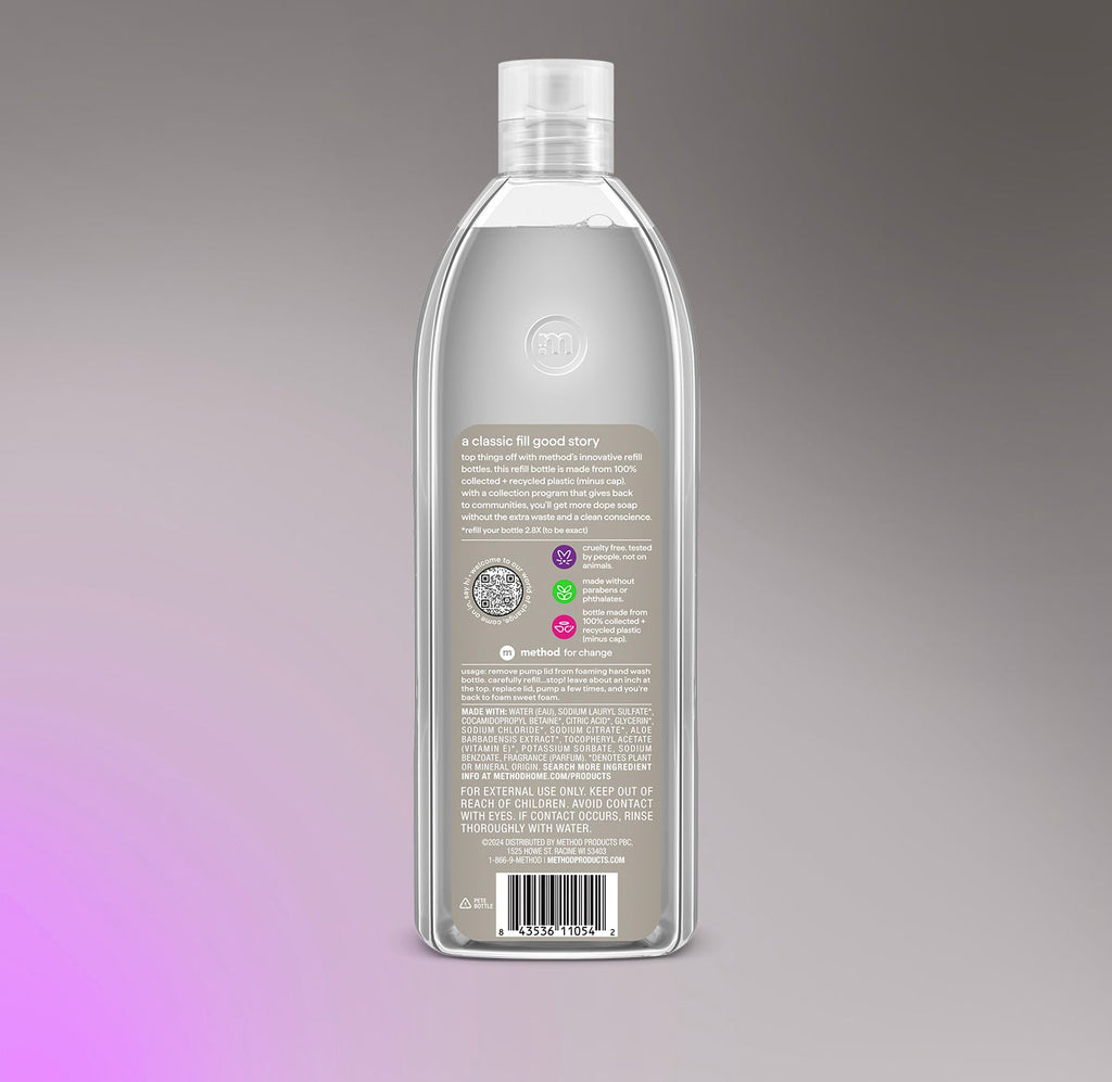 foaming hand wash refill - violet + lavender. 28 fl oz 1