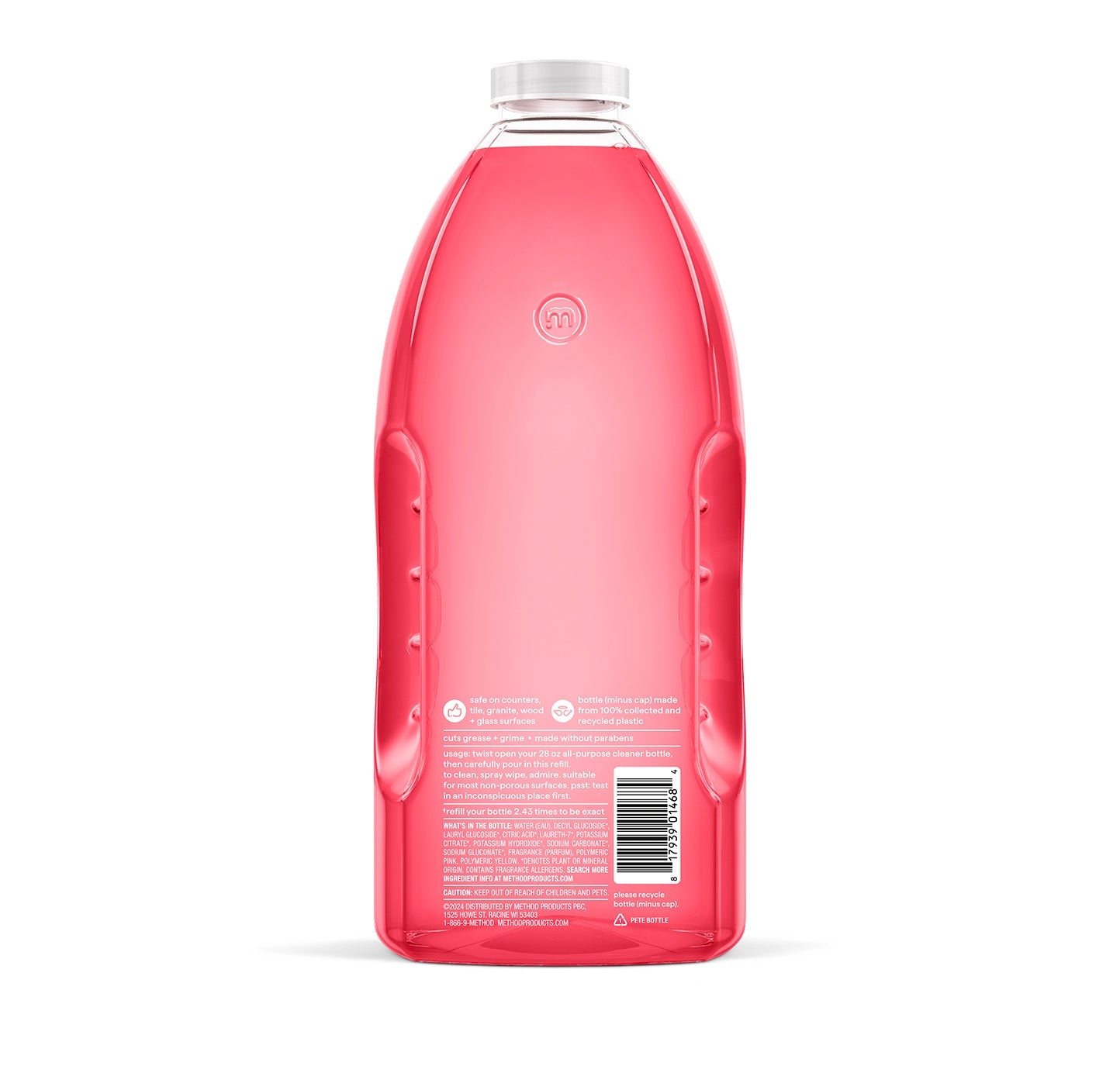 all-purpose cleaner refill - pink grapefruit. 68 fl oz