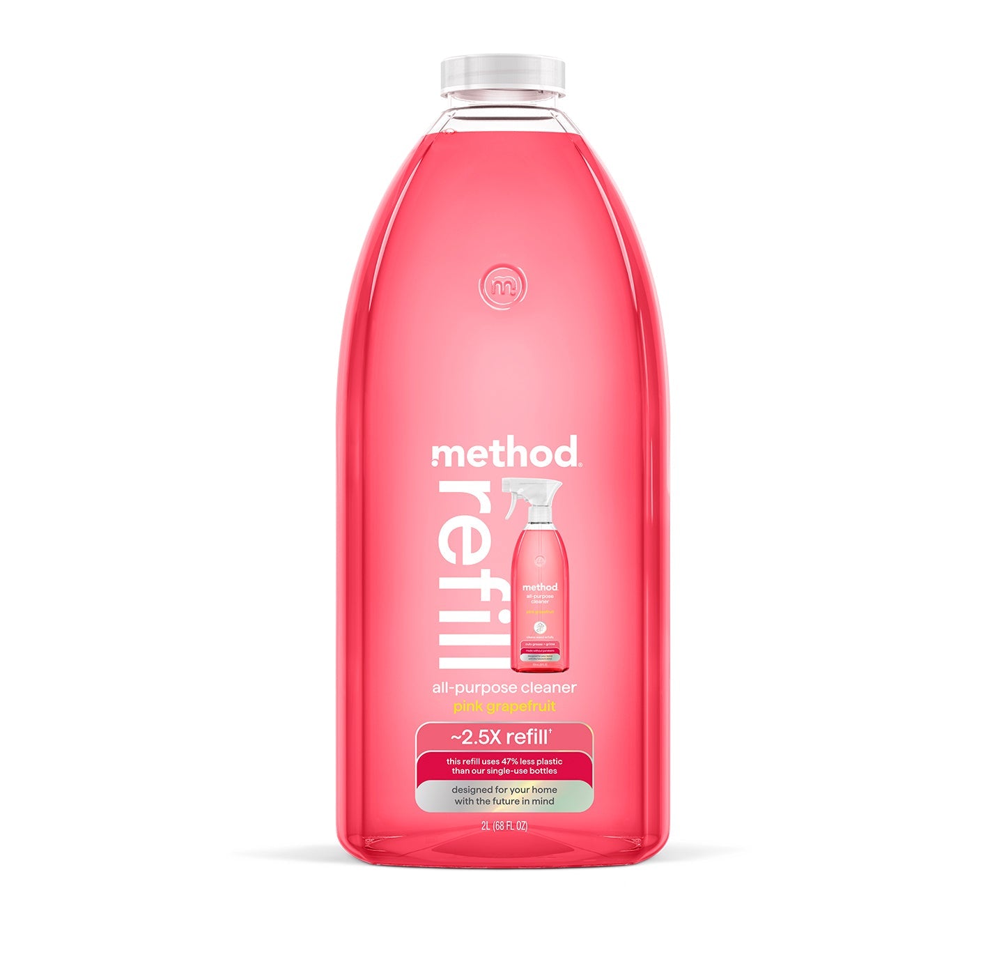all-purpose cleaner refill - pink grapefruit. 68 fl oz