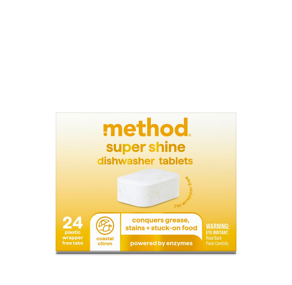 super shine dishwasher tablets - Coastal Citron. 24 ct.