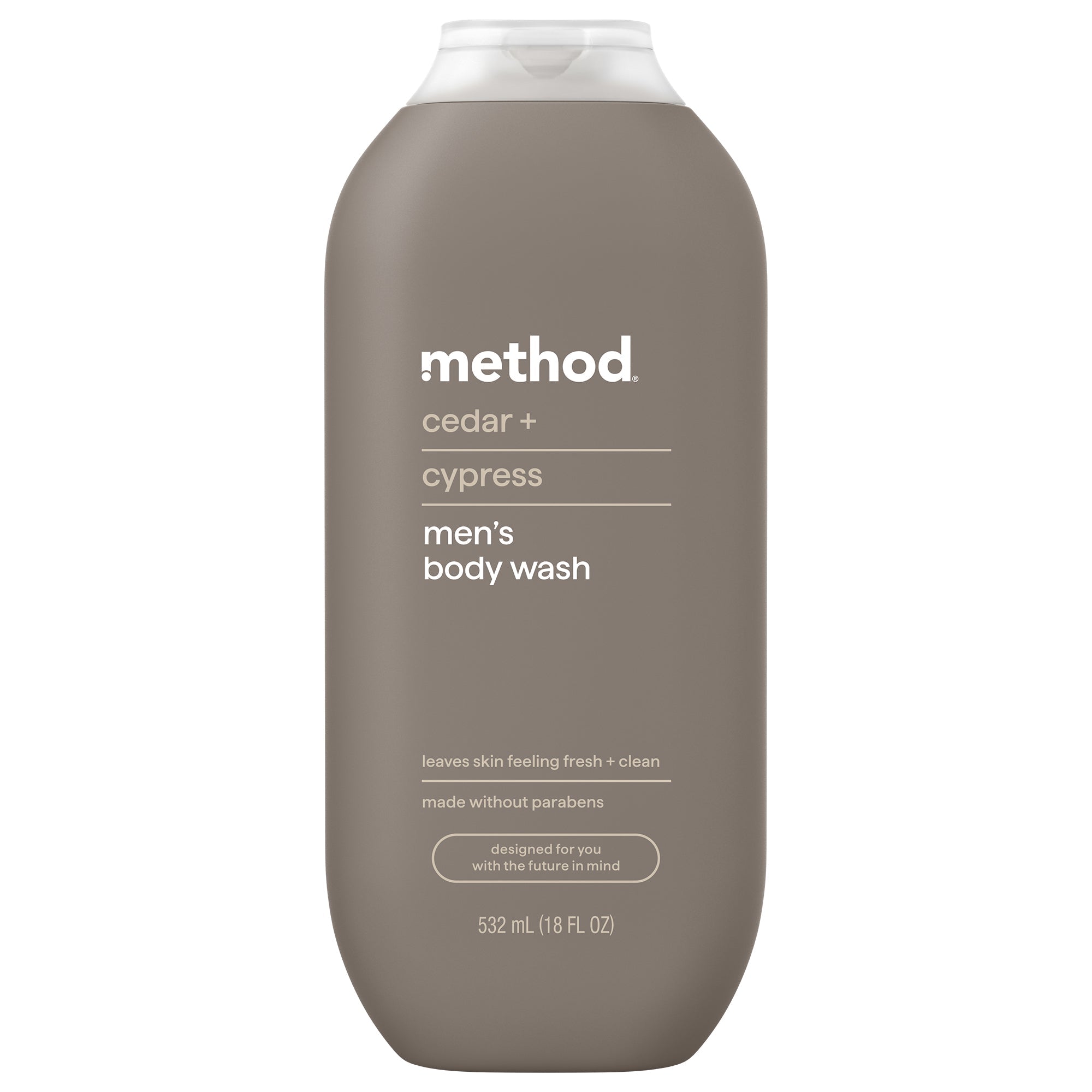 men body wash - cedar + cypress. 18 fl oz