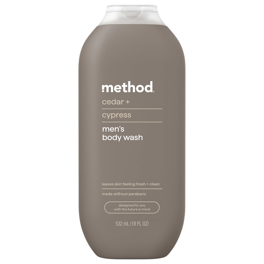 men body wash - cedar + cypress. 18 fl oz