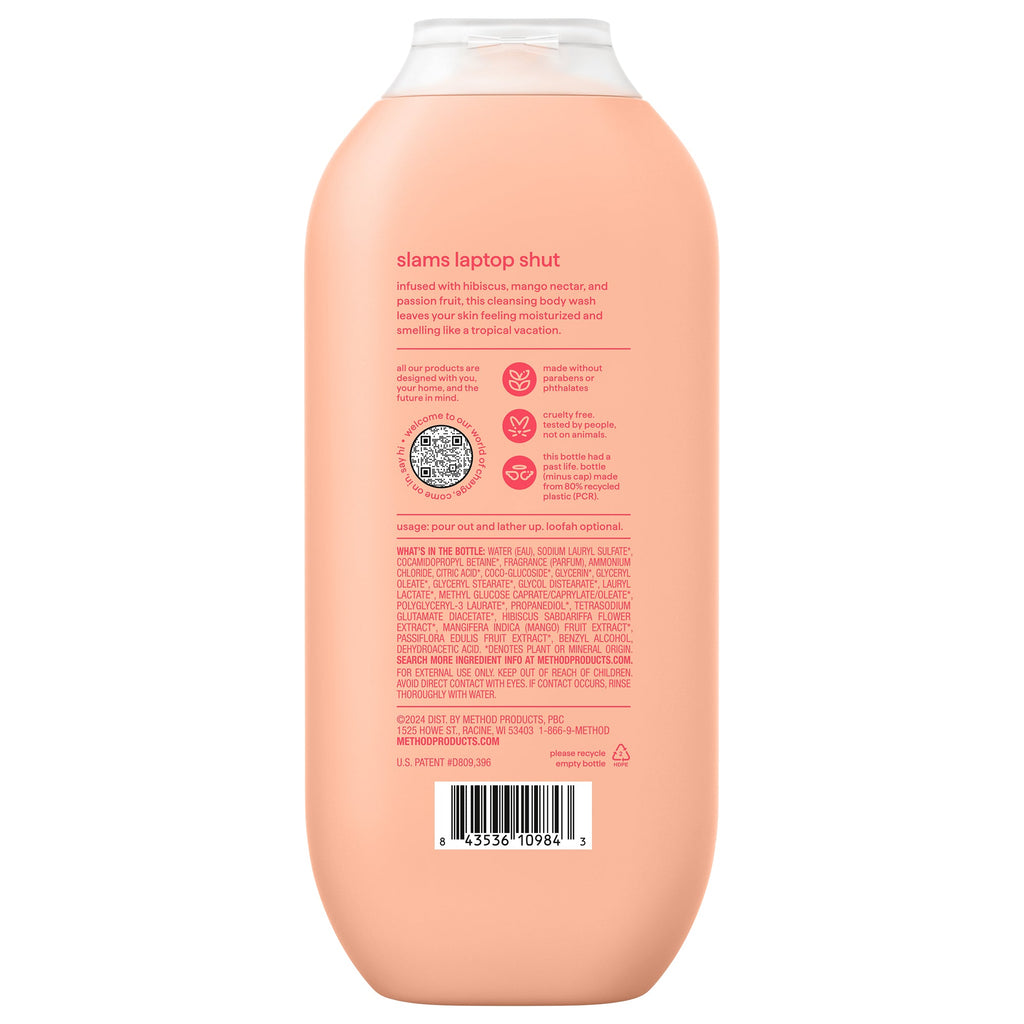 body wash - island mist. 18 fl oz